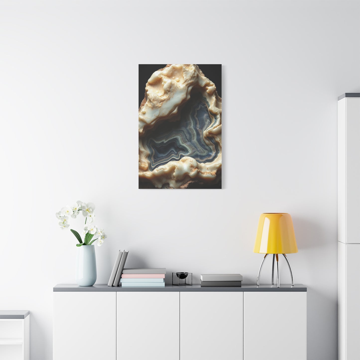 Vision Charcoal, Onyx, and Ivory Art Art Wall Art & Canvas Print