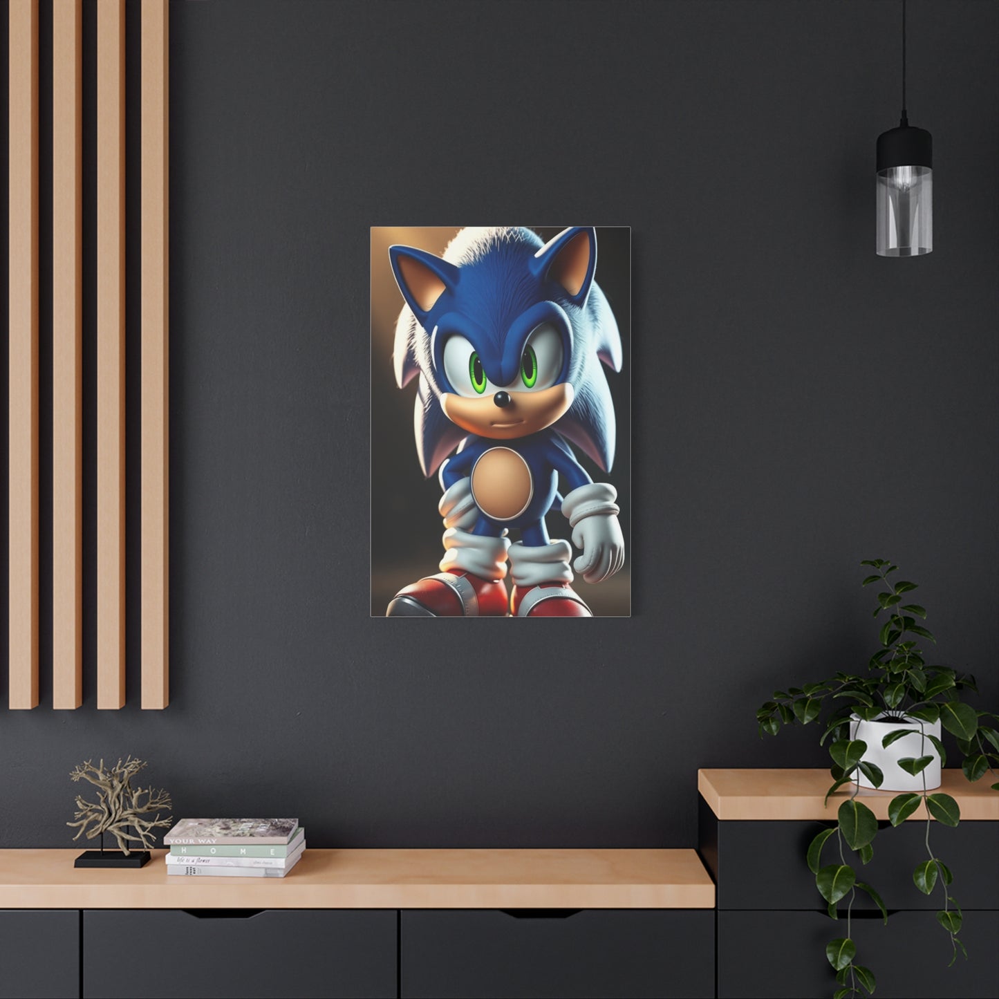 Sonic the Hedgehog Art Luxury Canvas Wall Art & Canvas Print
