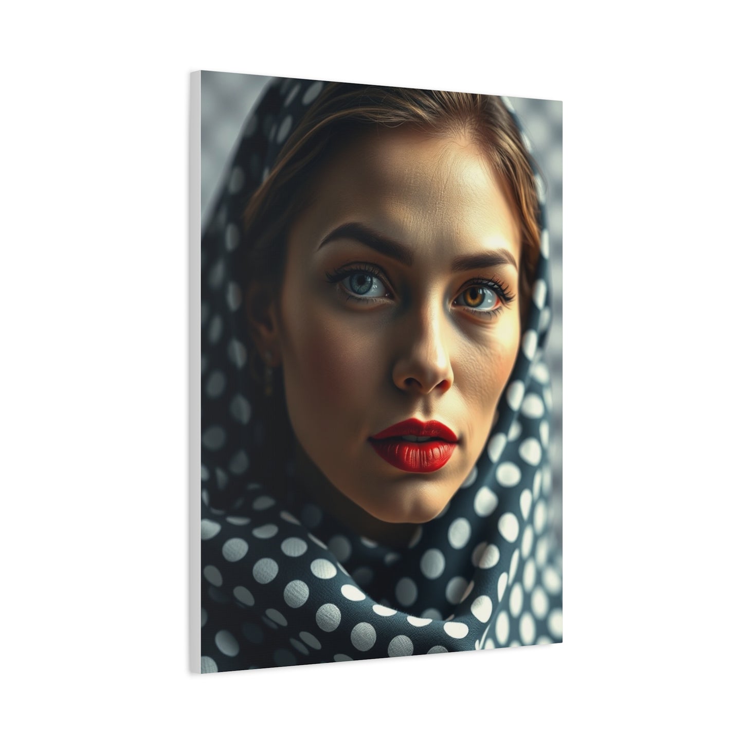 Polka Dot Pattern Art Refined Canvas Wall Art & Canvas Print