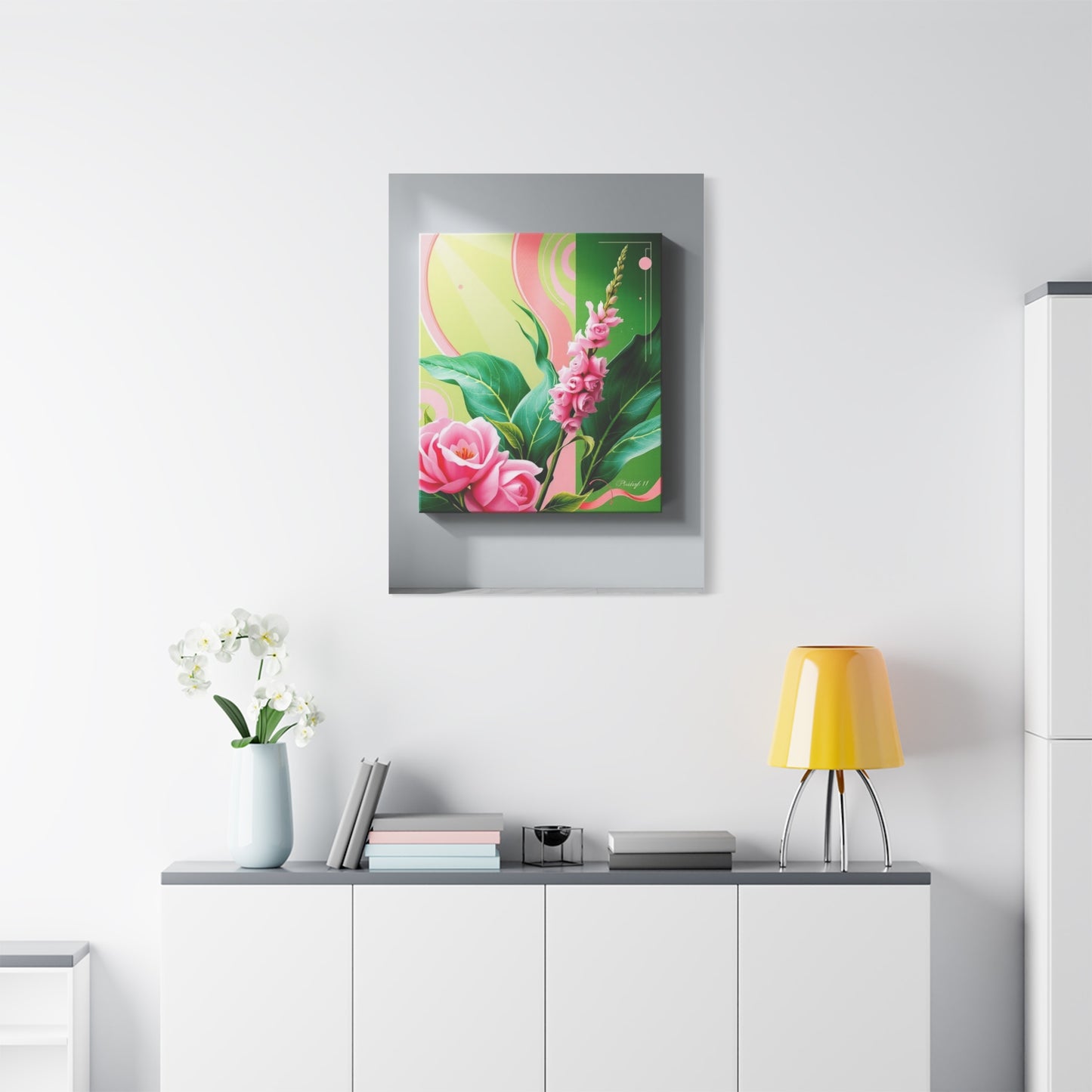 Green & Pink Canvas Art Supreme Gallery Wall Art & Canvas Print