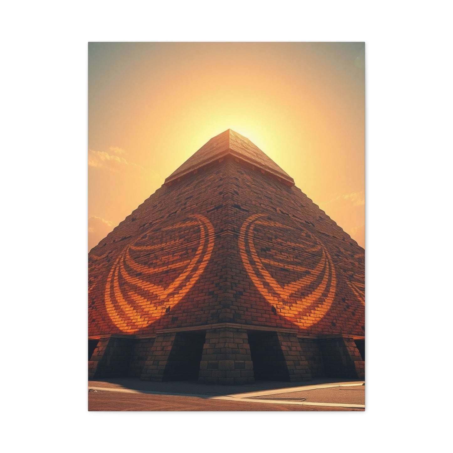 Supreme Pyramid Art Collection Wall Art & Canvas Print