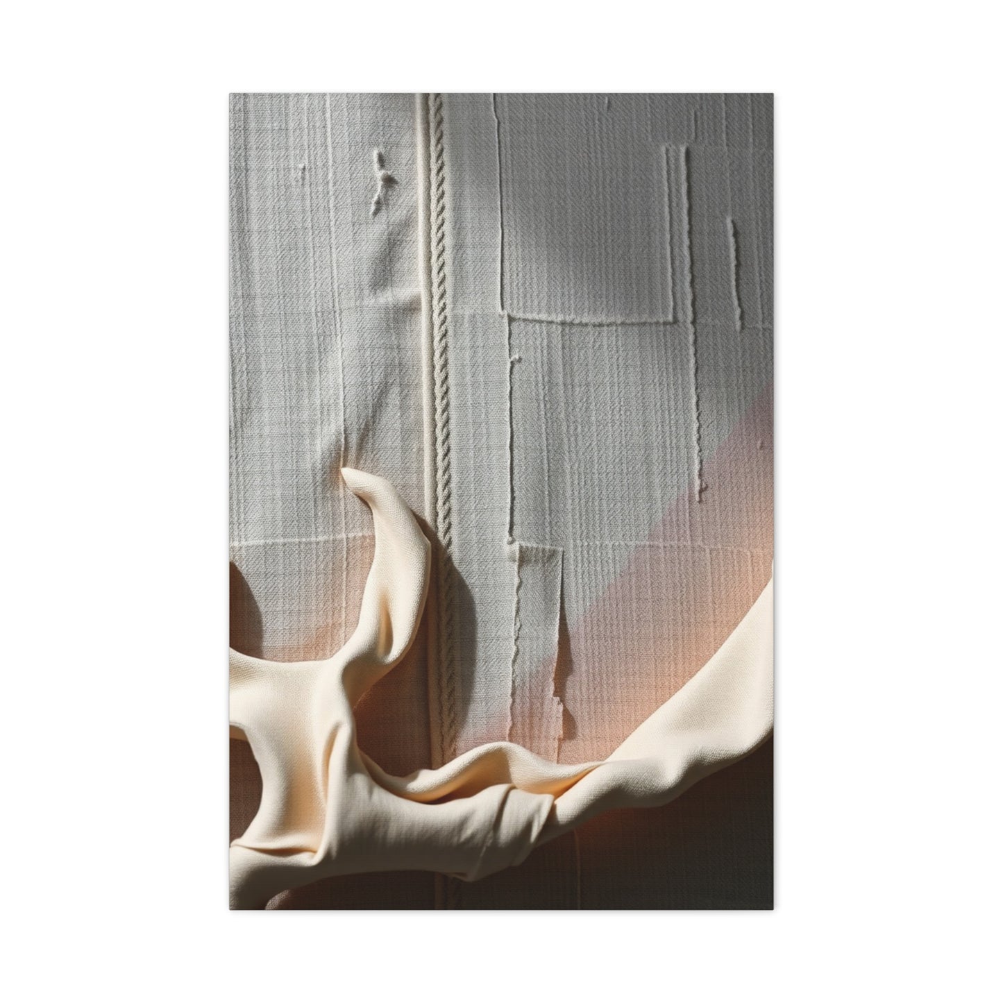 Taupe, Linen, and Gray Art Luxury Canvas Wall Art & Canvas Print