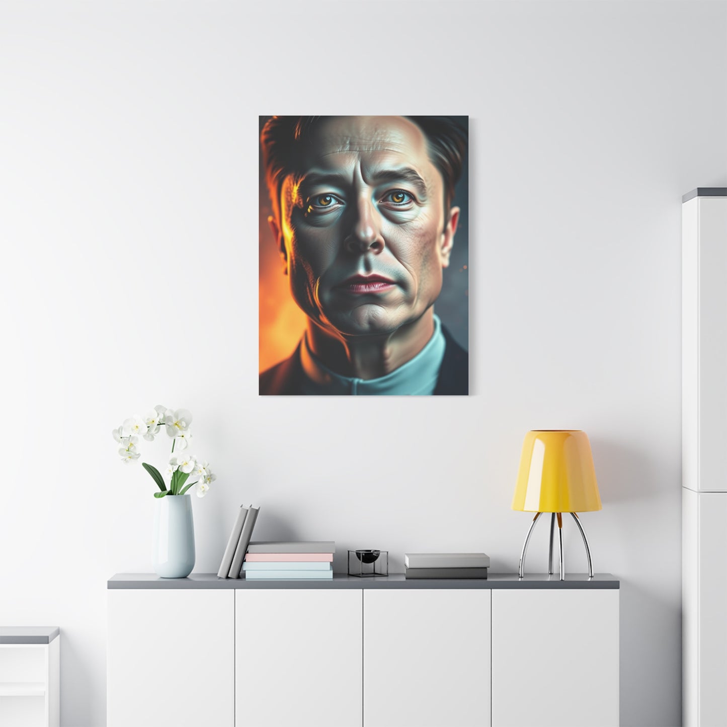 Elon Musk Art Supreme Gallery Wall Art & Canvas Print