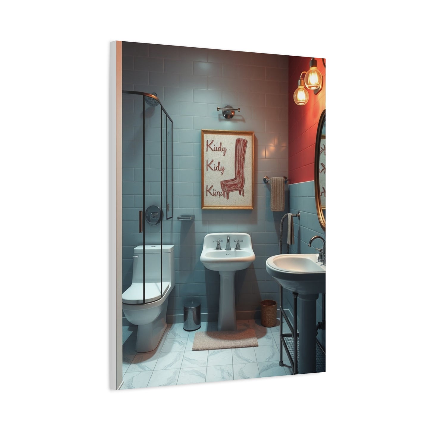 Kid’s Bathroom Art Refined Canvas Wall Art & Canvas Print