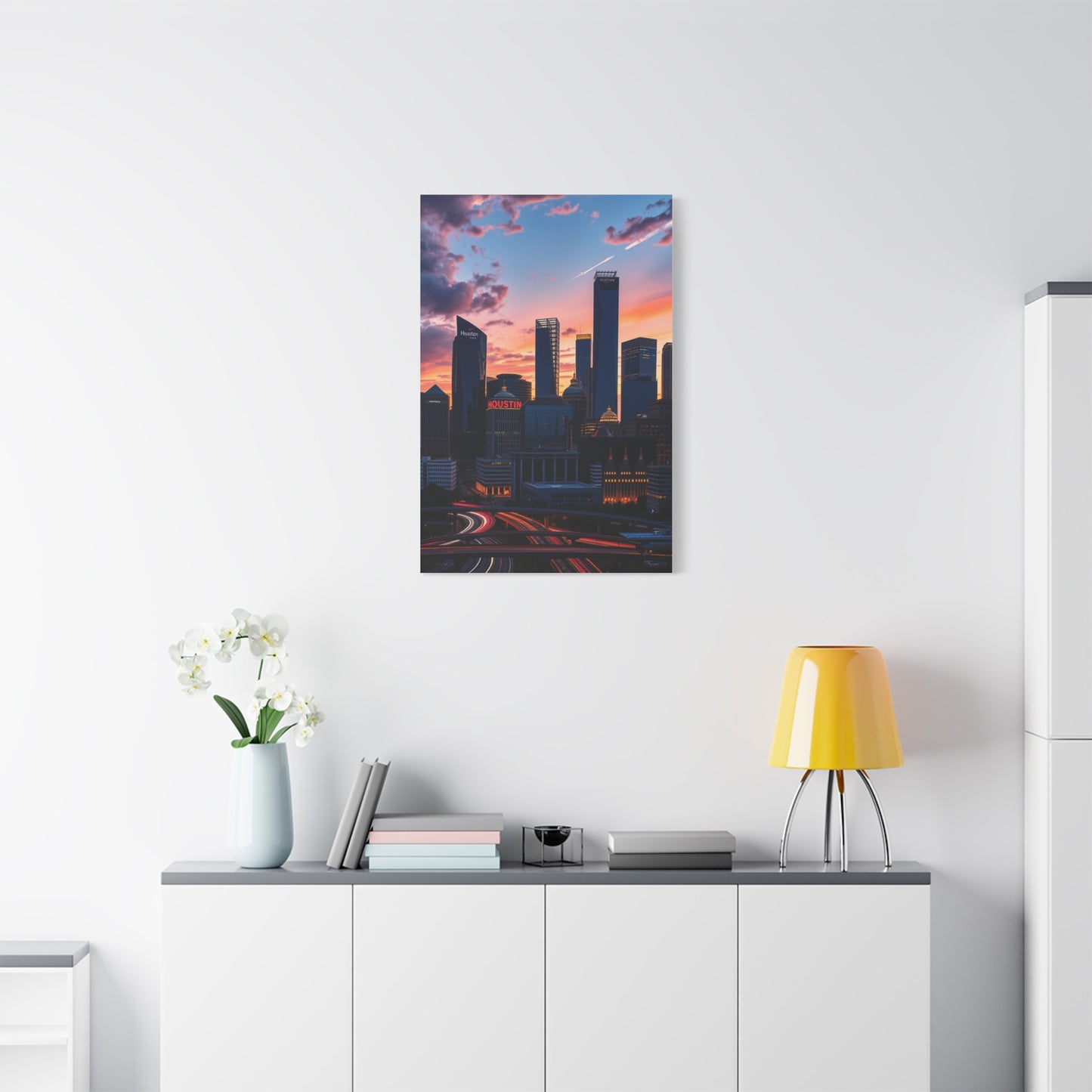 Houston Skylines Art Supreme Gallery Wall Art & Canvas Print