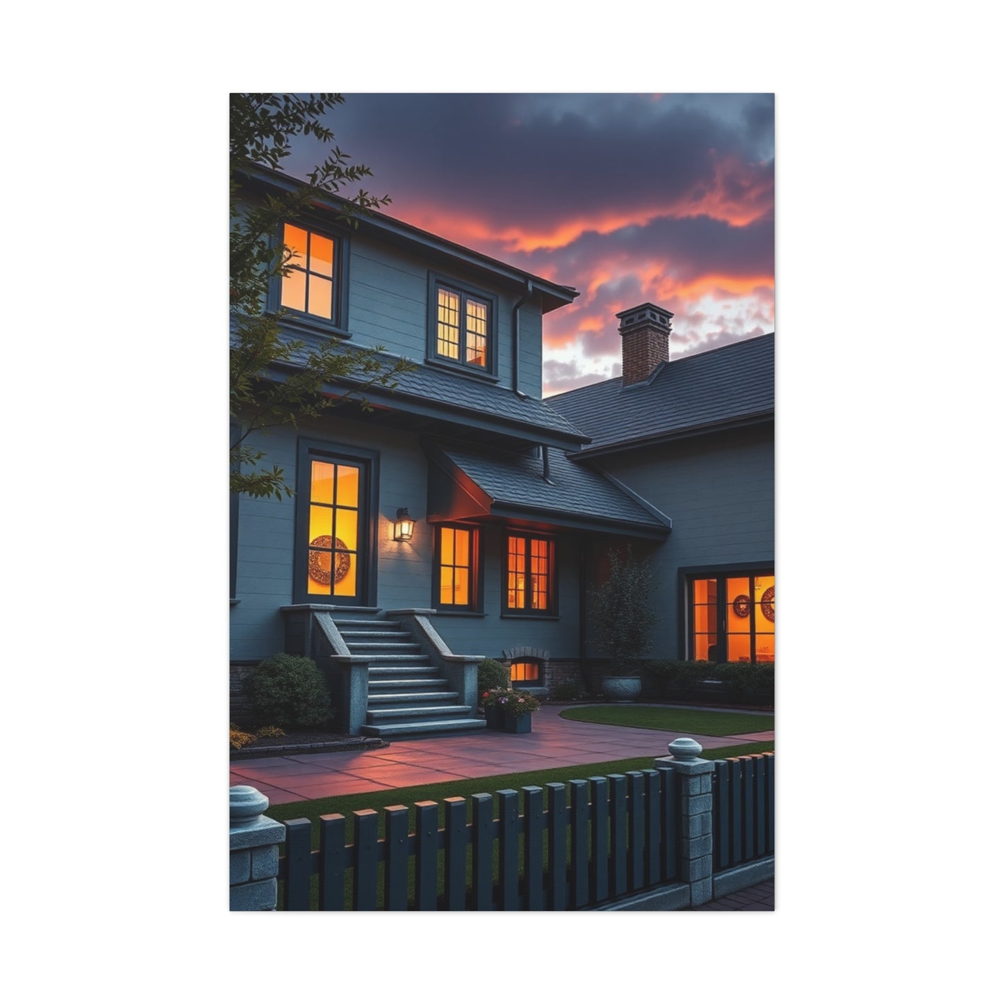 House & Dwelling Art Luxury Canvas Wall Art & Canvas Print