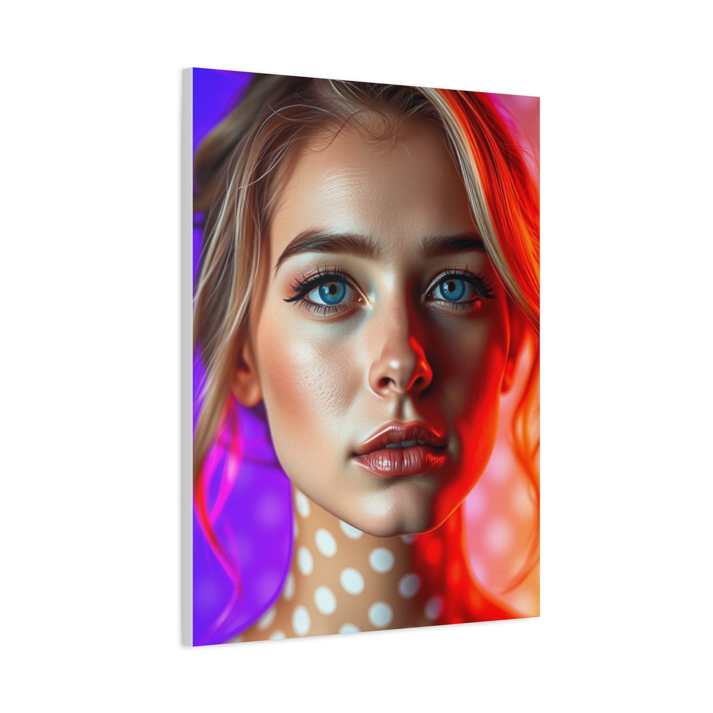 Elite Polka Dot Pattern Art Vision Wall Art & Canvas Print