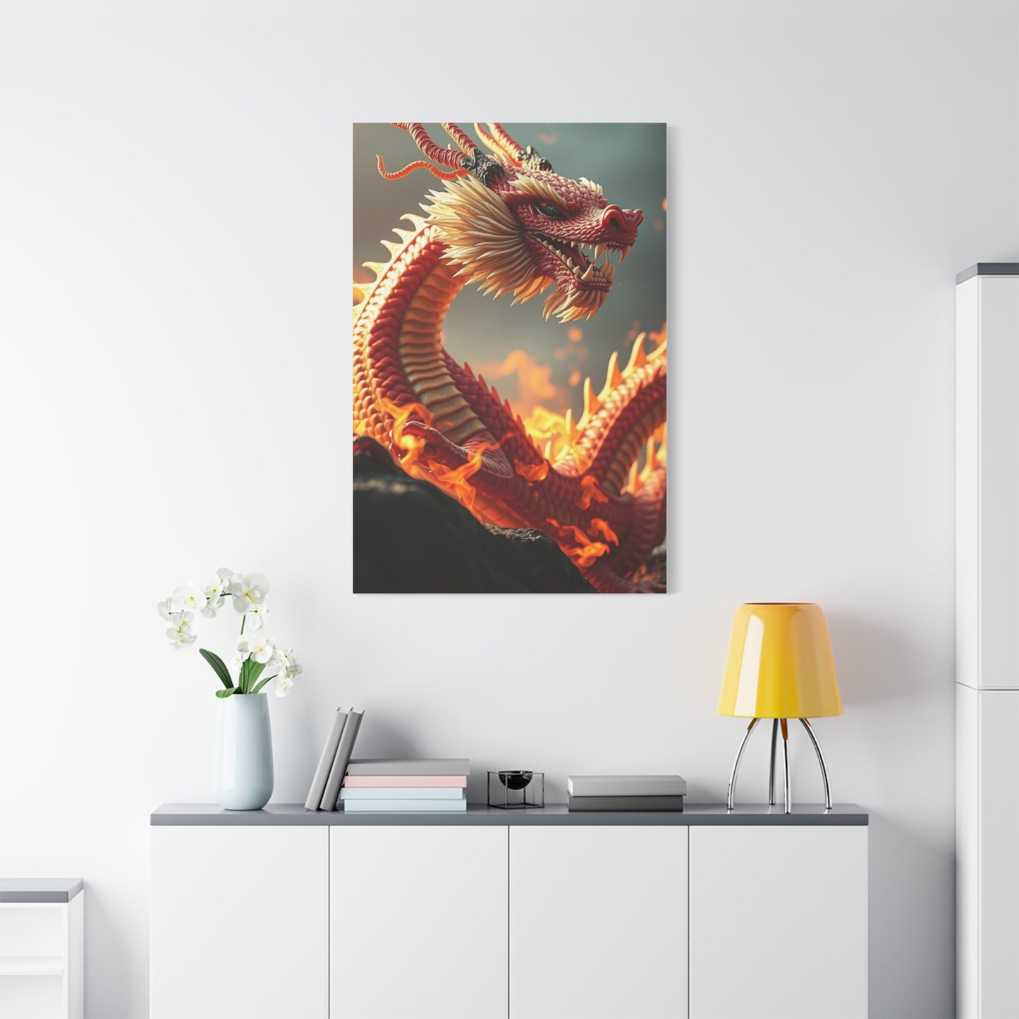 Masterpiece Dragons Art Vision Wall Art & Canvas Print