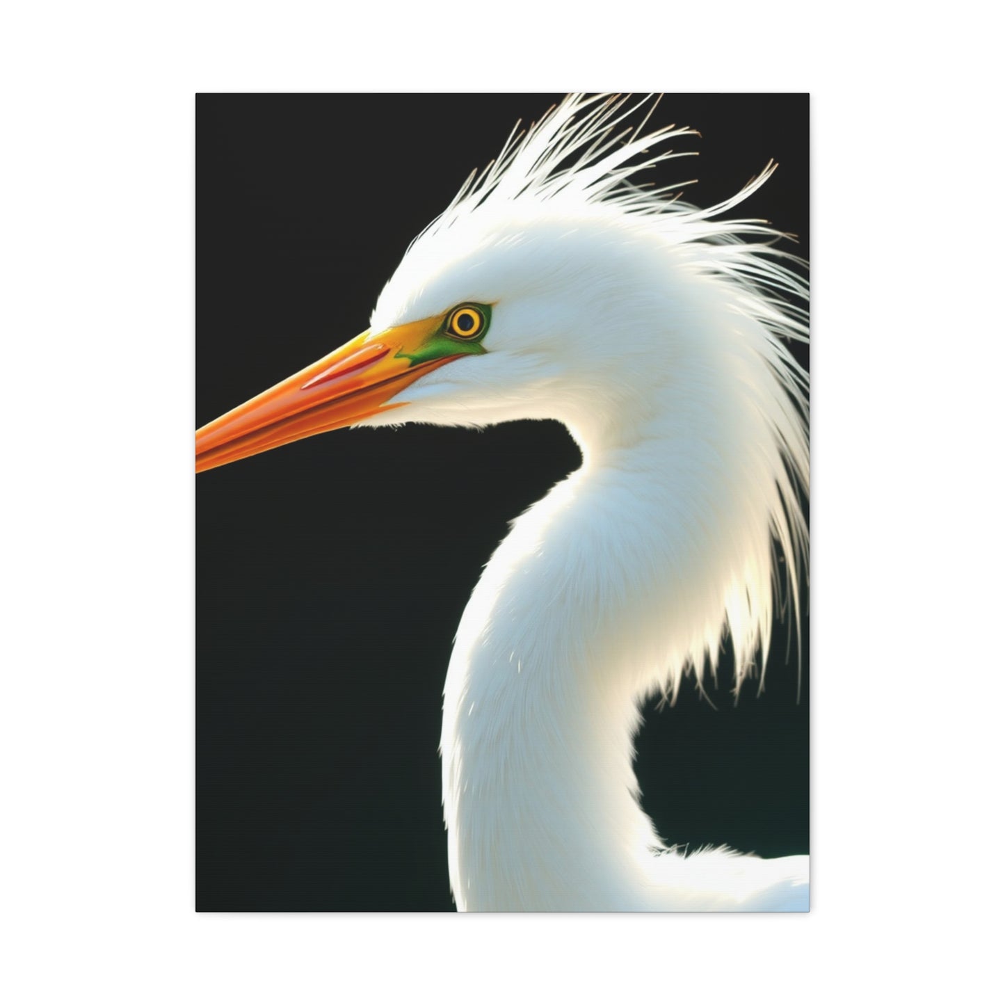 Masterpiece Egret Art Vision Wall Art & Canvas Print