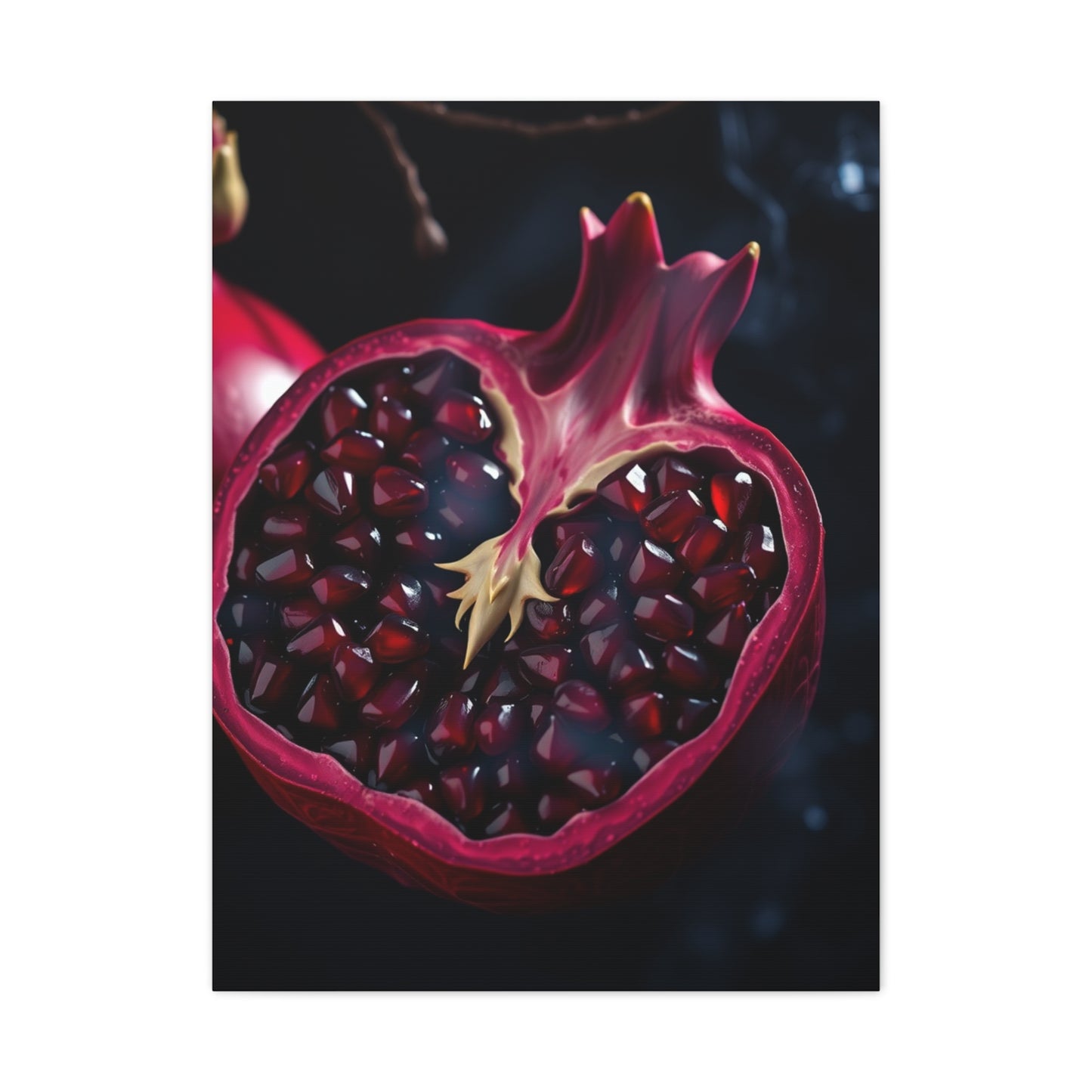 Pomegranate Noir Wall Art Refined Canvas Wall Art & Canvas Print