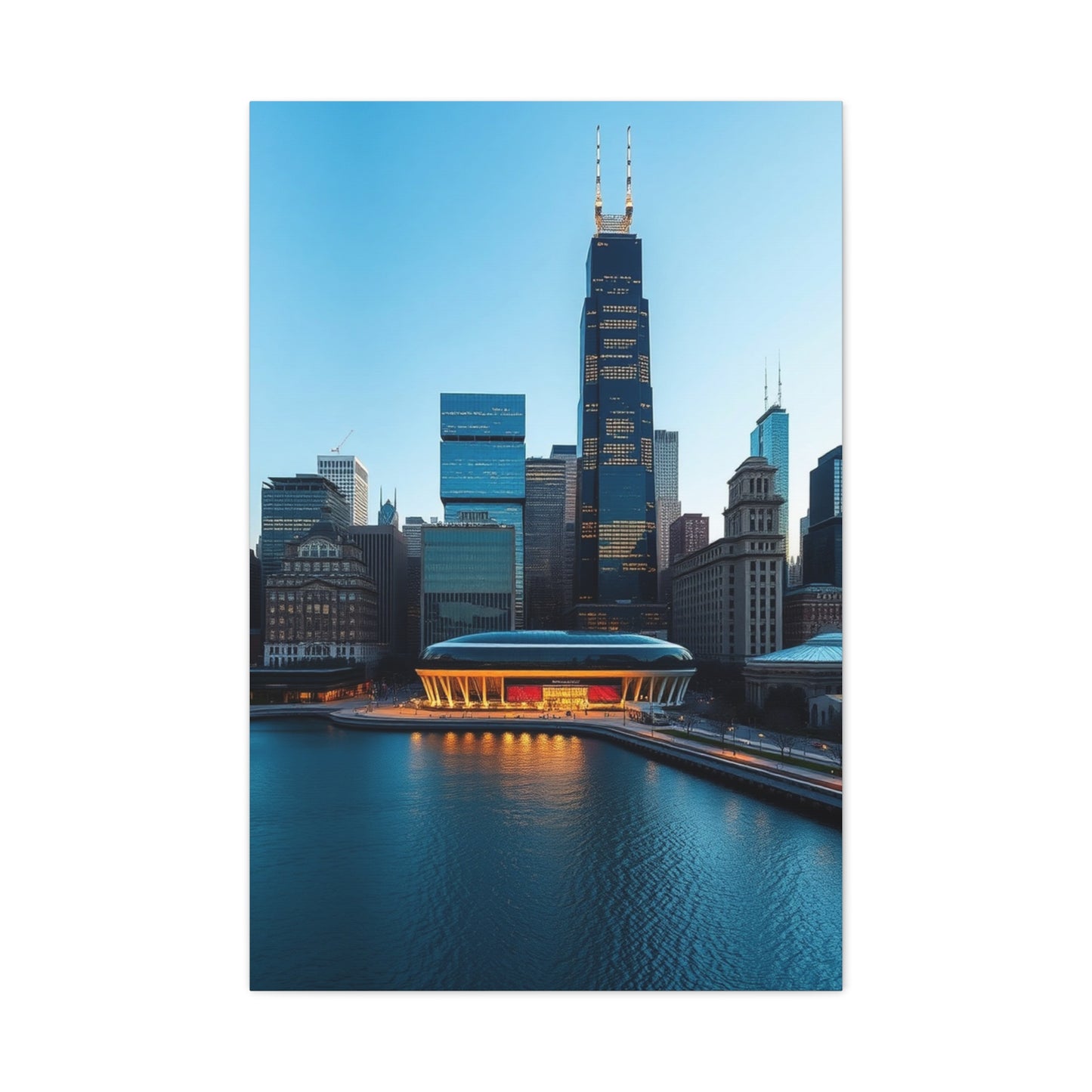 Supreme Chicago Skylines Art Collection Wall Art & Canvas Print