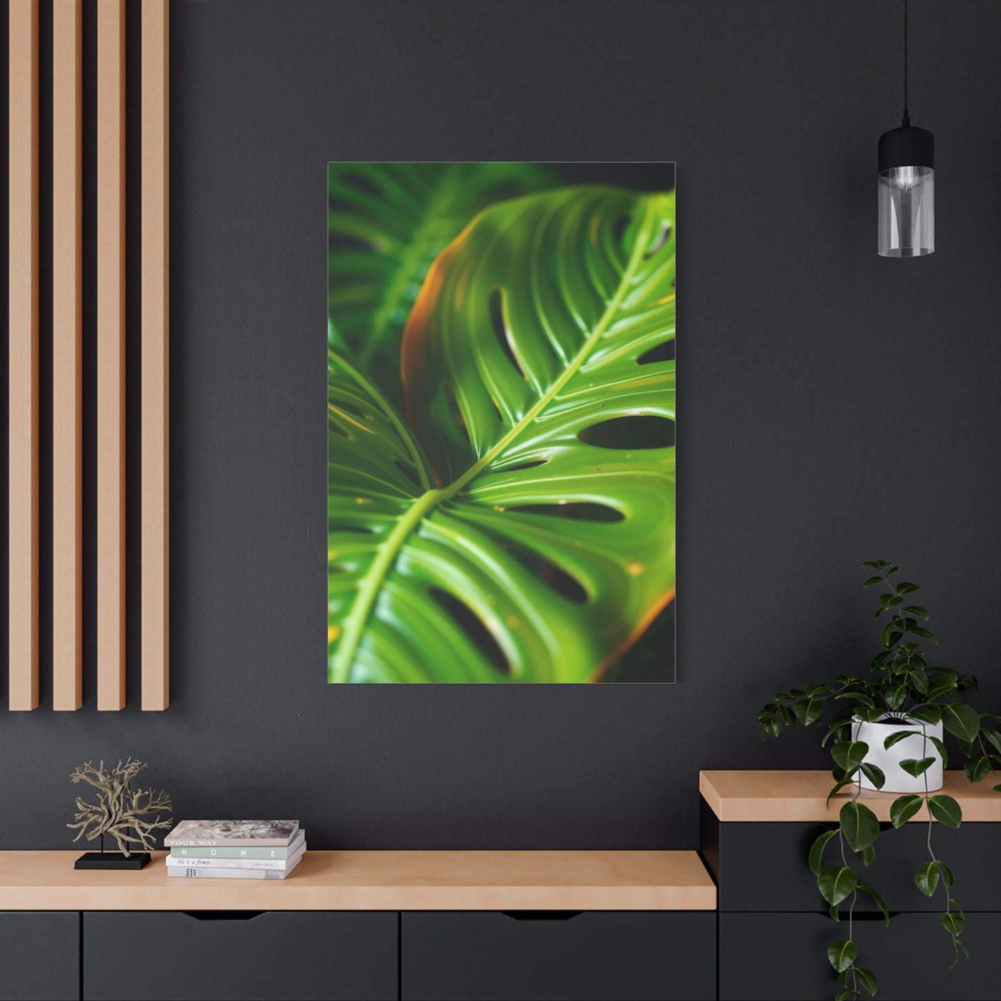 Supreme Monstera Plant Art Collection Wall Art & Canvas Print