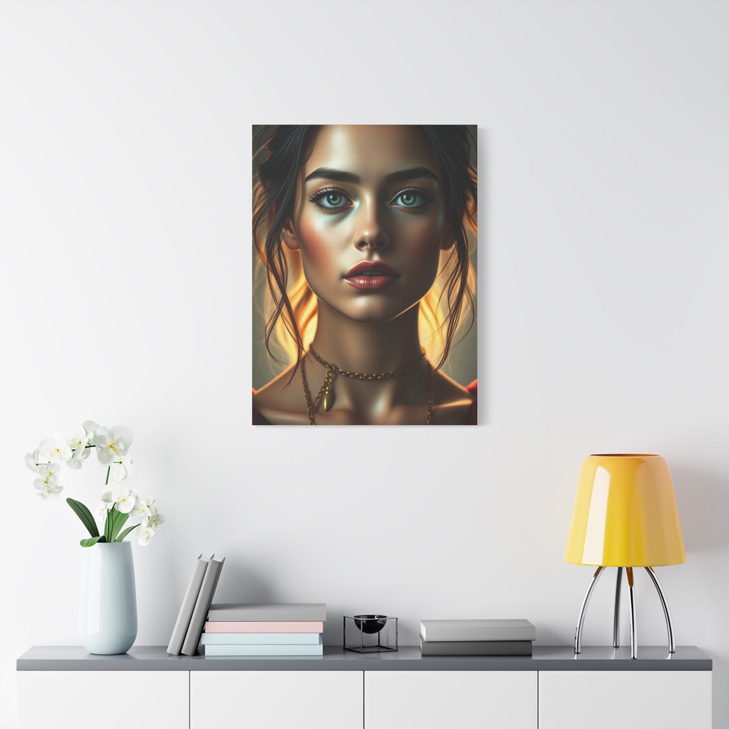Elite Female Portrait Art Vision Wall Art & Canvas Print