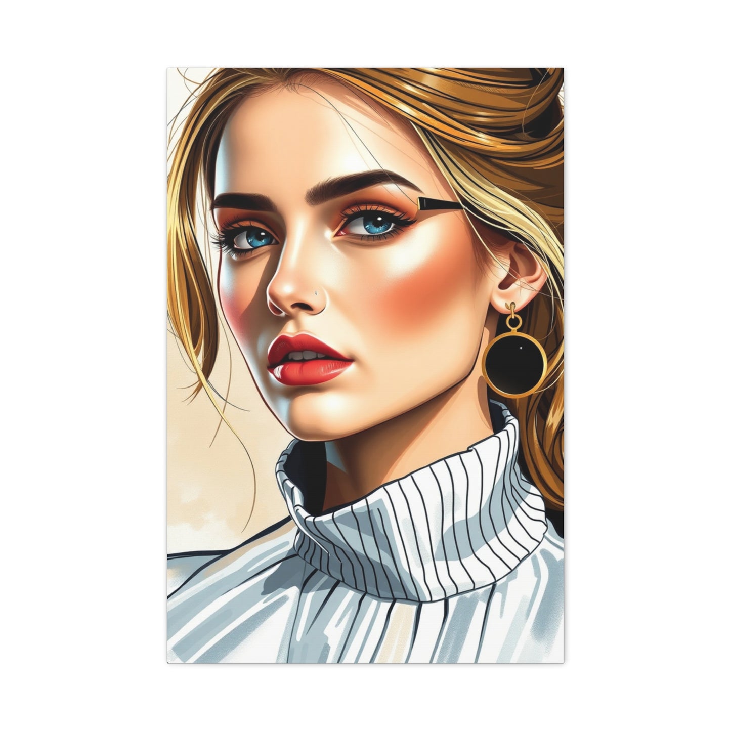 Supreme Fashion Illustration & Drawings Art Collection Wall Art & Canvas Print