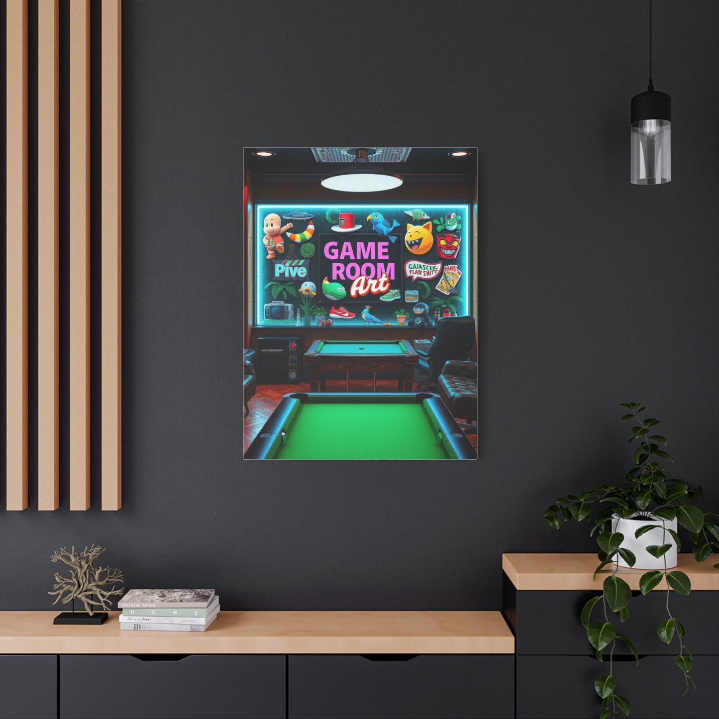 Supreme Game Room Art Collection Wall Art & Canvas Print