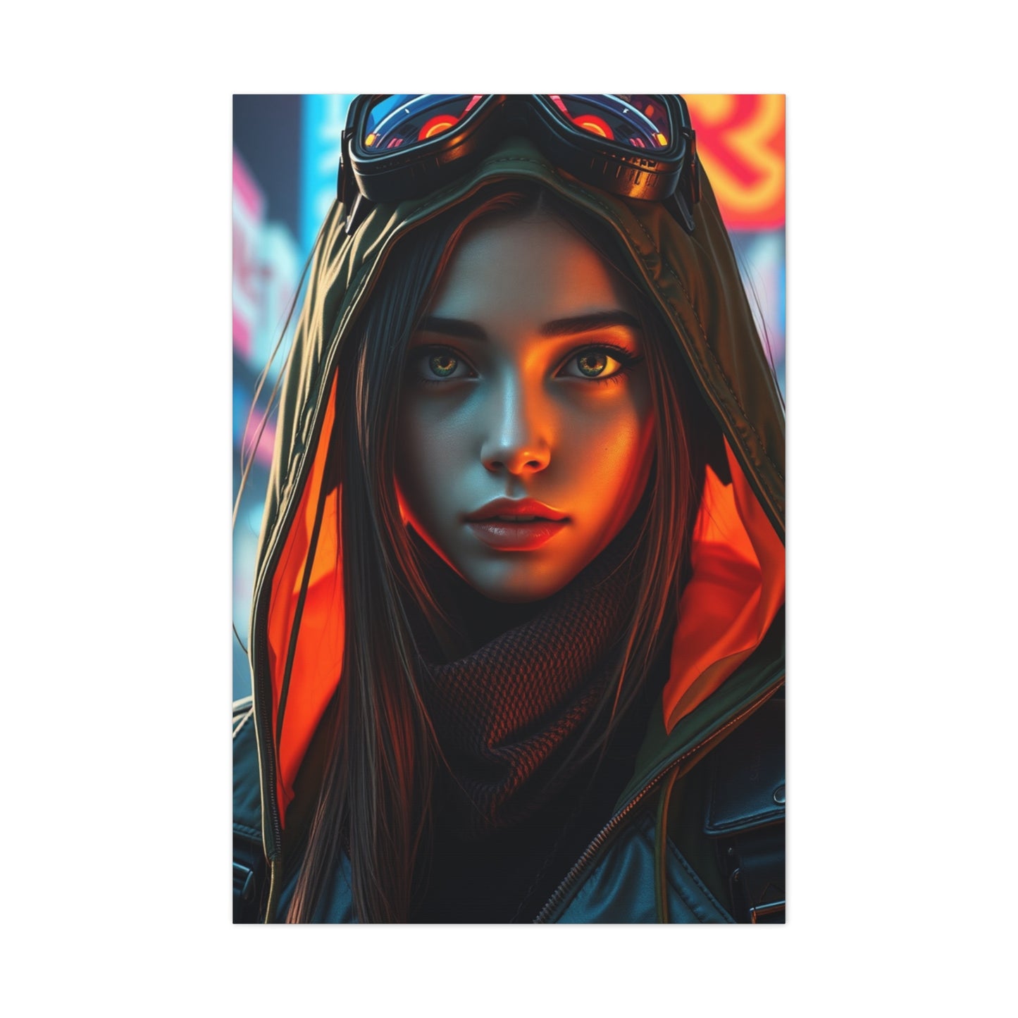 Elite Cyberpunk Art Vision Wall Art & Canvas Print