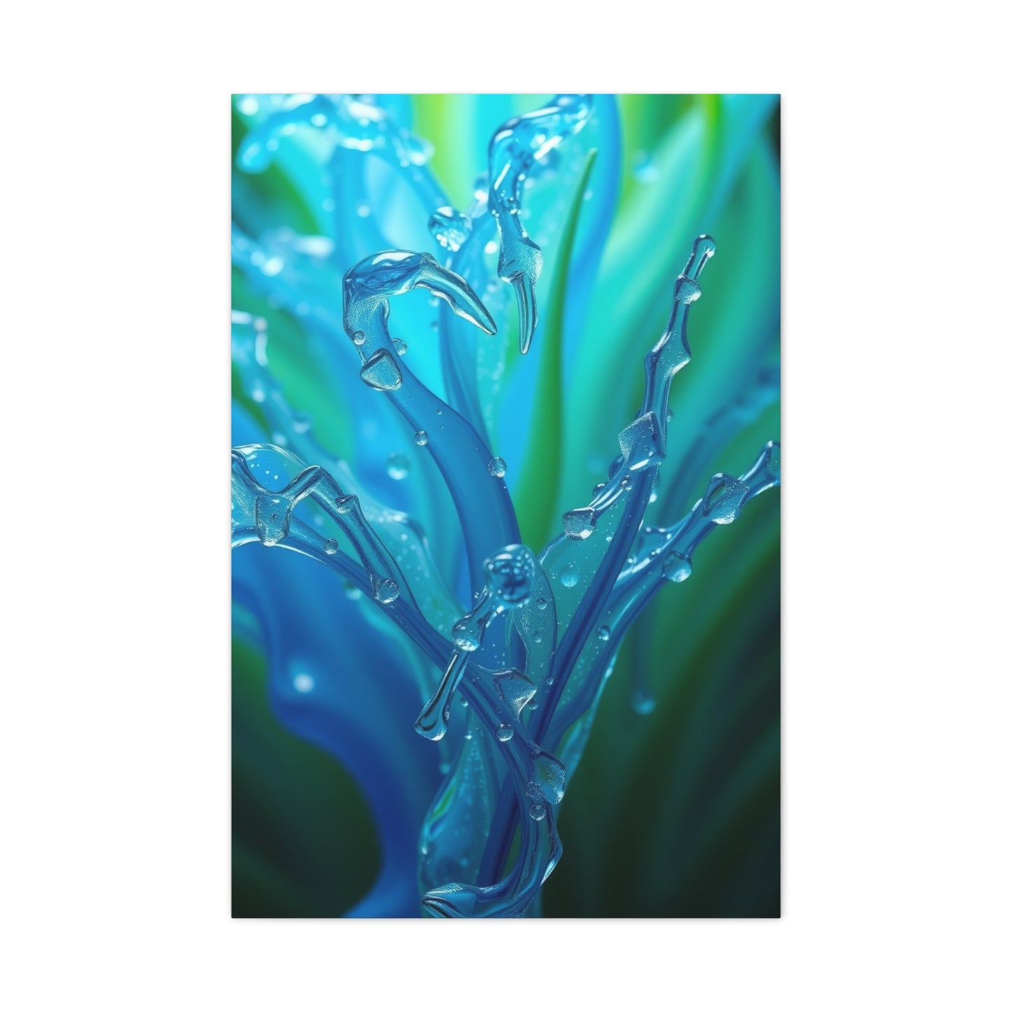 Blue & Green Art Supreme Gallery Wall Art & Canvas Print