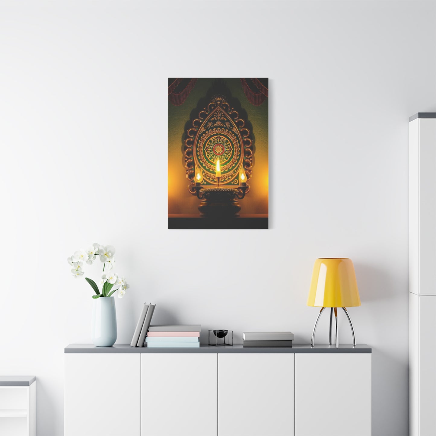 Masterpiece Indian Decor Art Vision Wall Art & Canvas Print