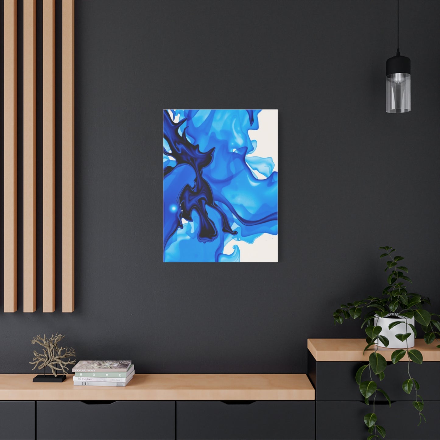 Supreme Blue Abstract Art Collection Wall Art & Canvas Print