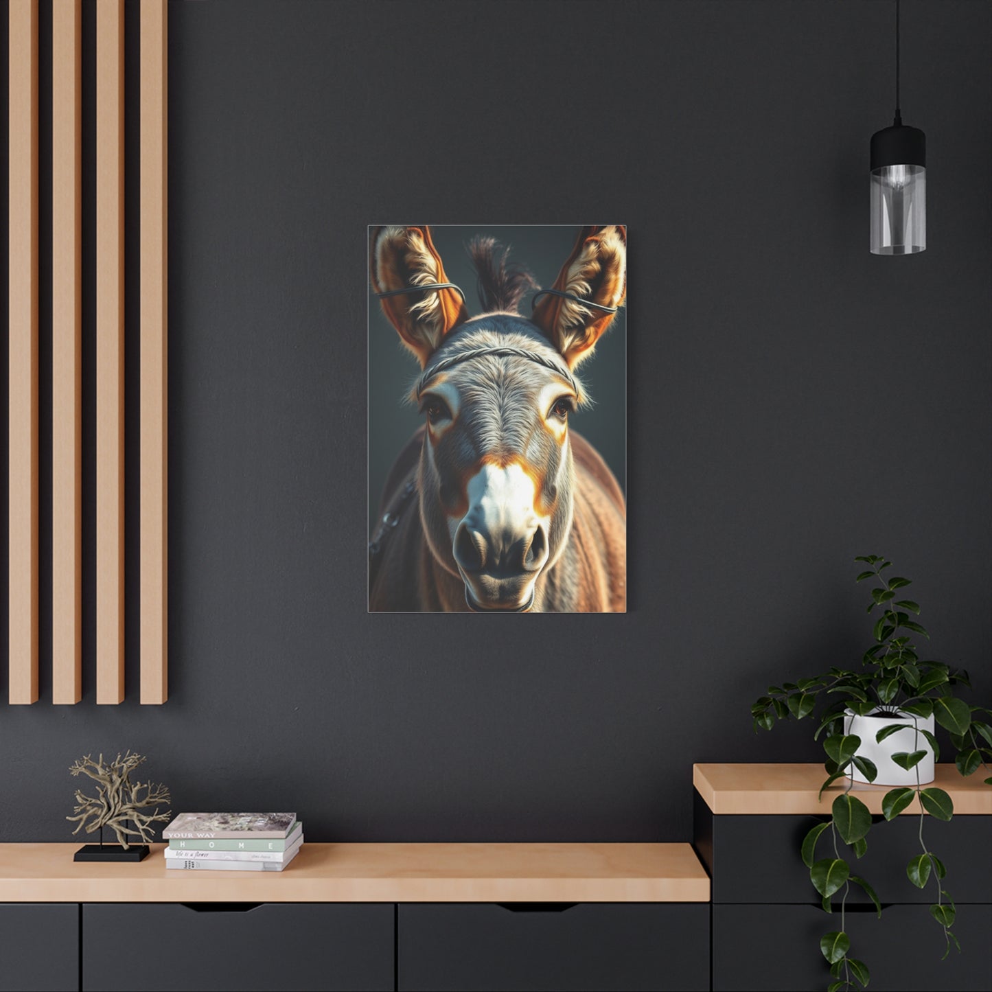 Masterpiece Donkey Art Vision Wall Art & Canvas Print