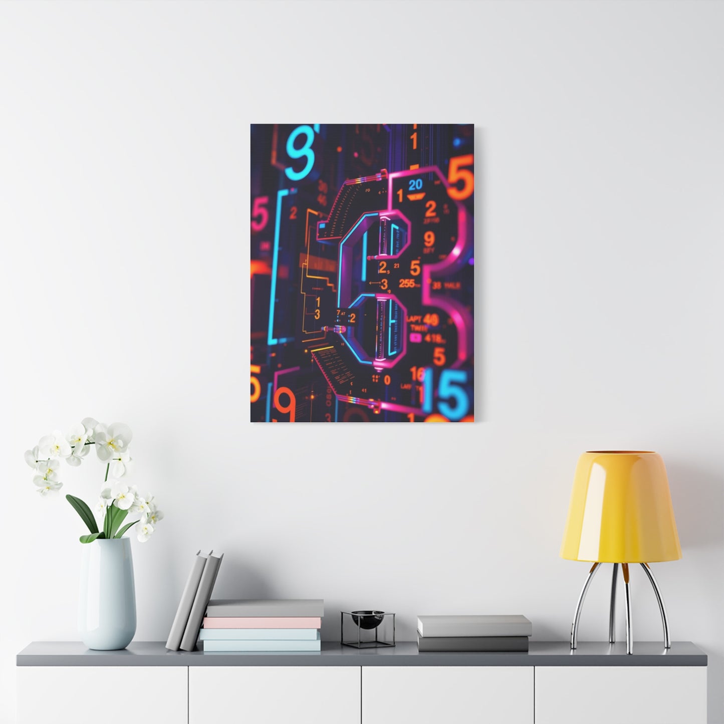 Elite Numbers Art Vision Wall Art & Canvas Print