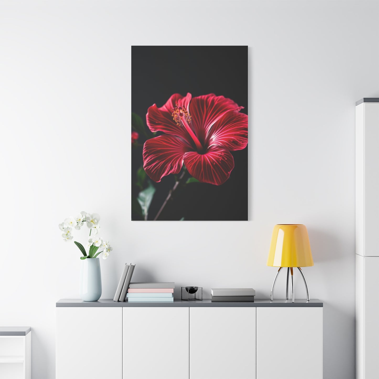 Masterpiece Hibiscus Flower Art Vision Wall Art & Canvas Print