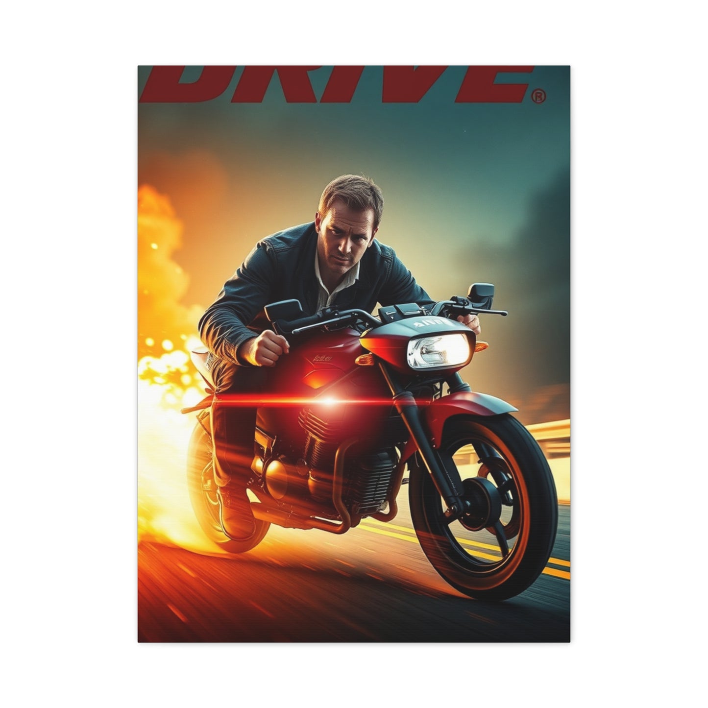 Drive (Film) Art Refined Canvas Wall Art & Canvas Print