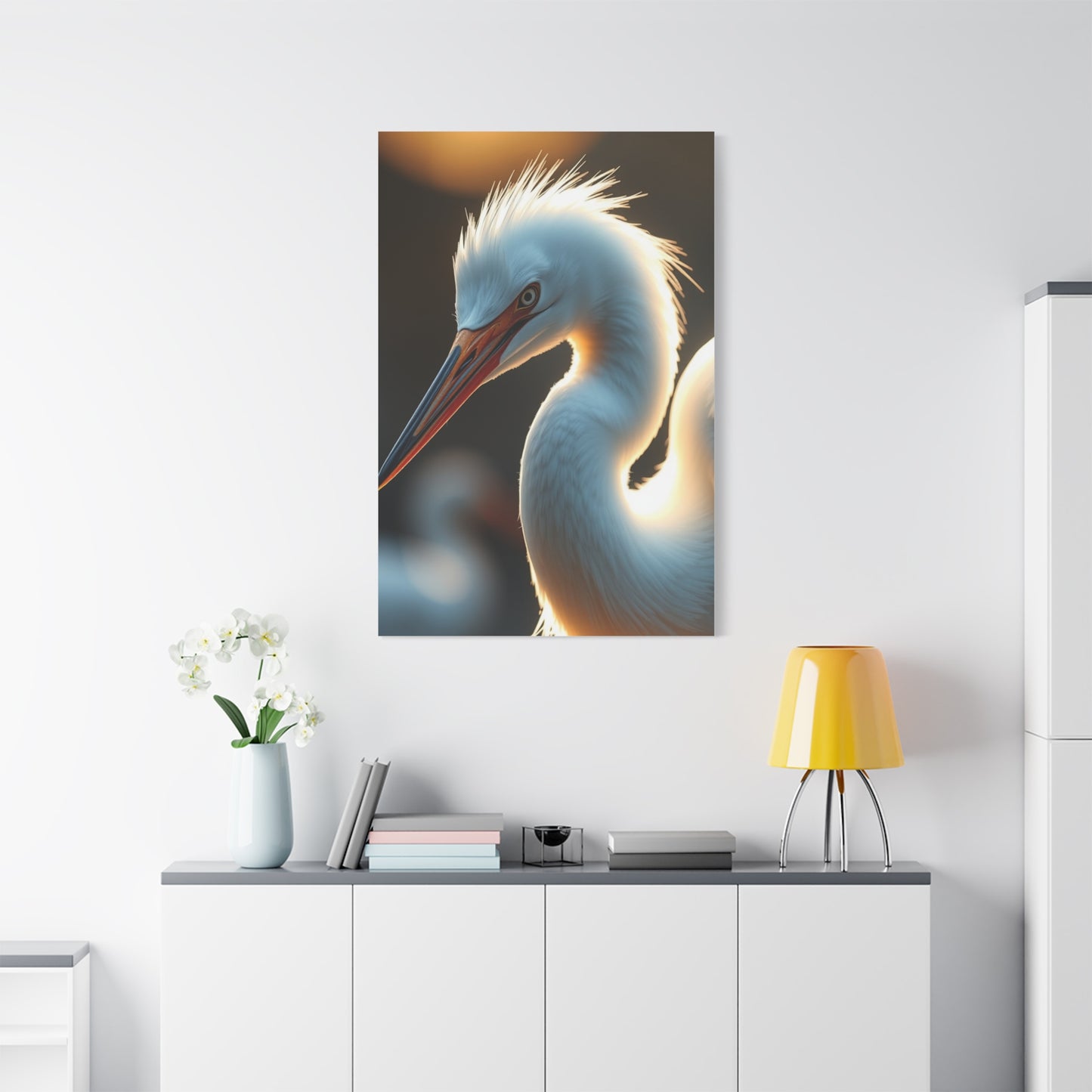 Egret Art Refined Canvas Wall Art & Canvas Print