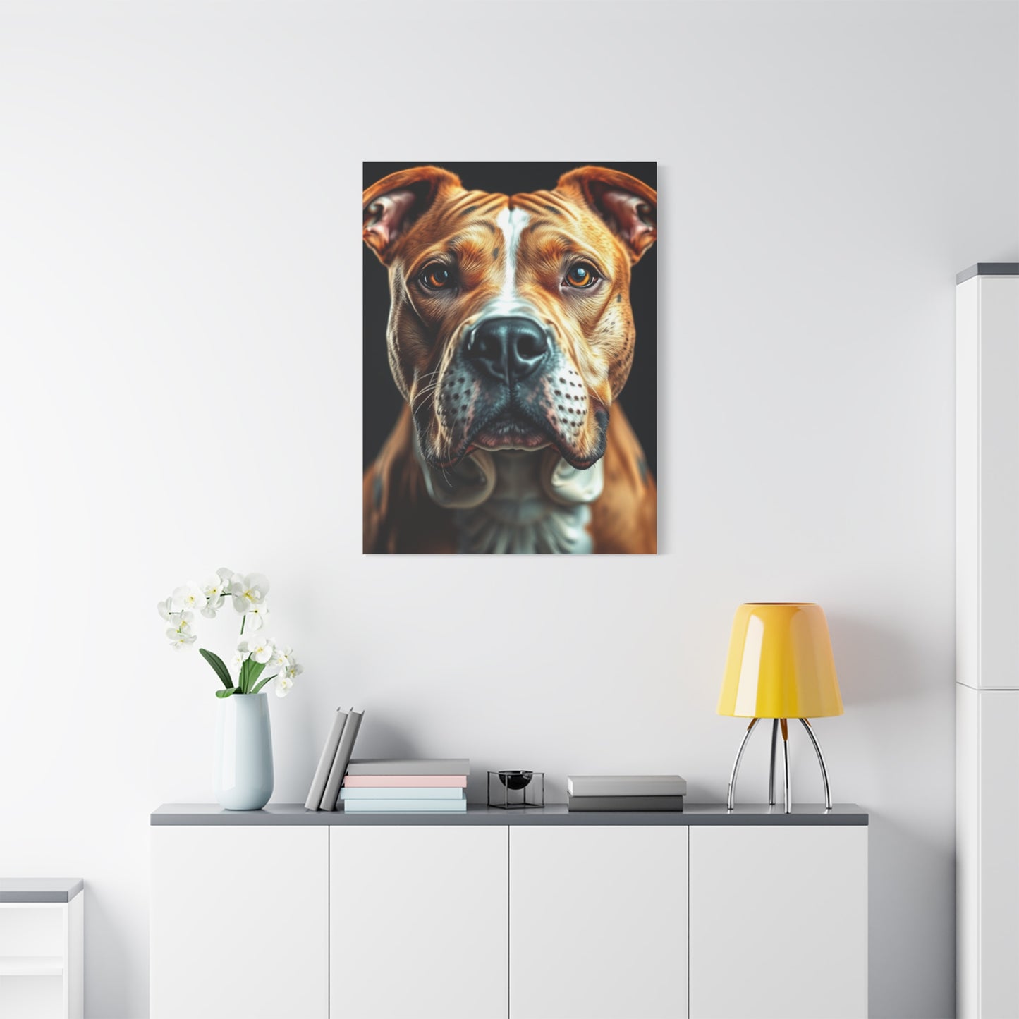 Pit Bull Art Luxury Canvas Wall Art & Canvas Print