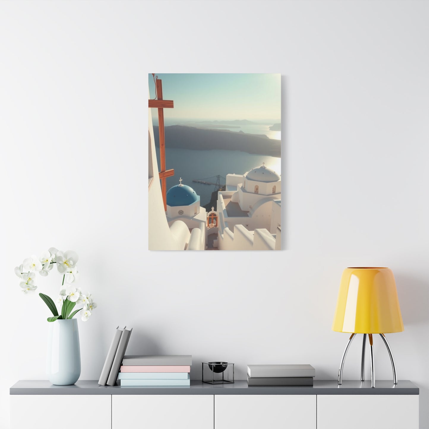 Masterpiece Santorini Art Vision Wall Art & Canvas Print