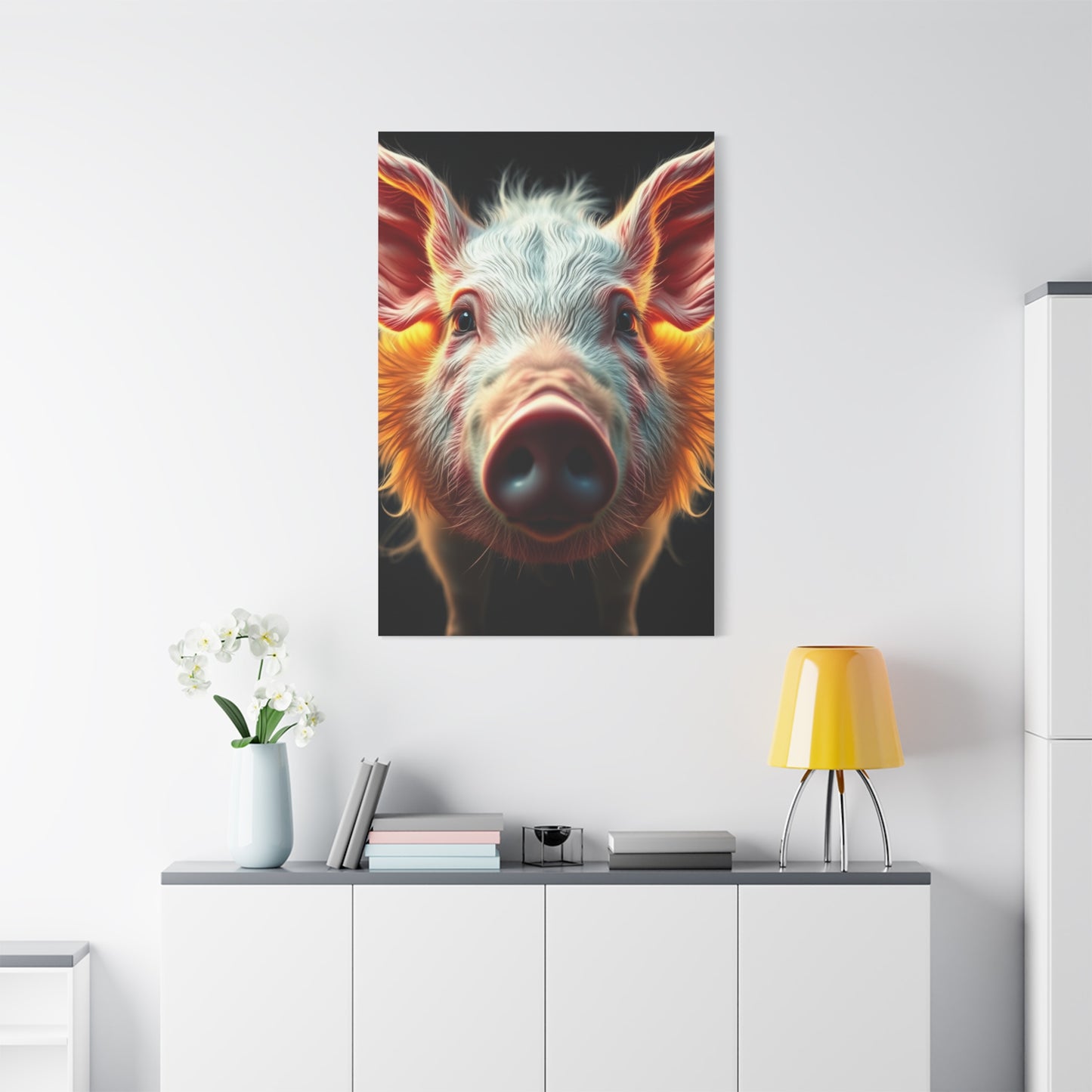 Supreme Pig Art Collection Wall Art & Canvas Print