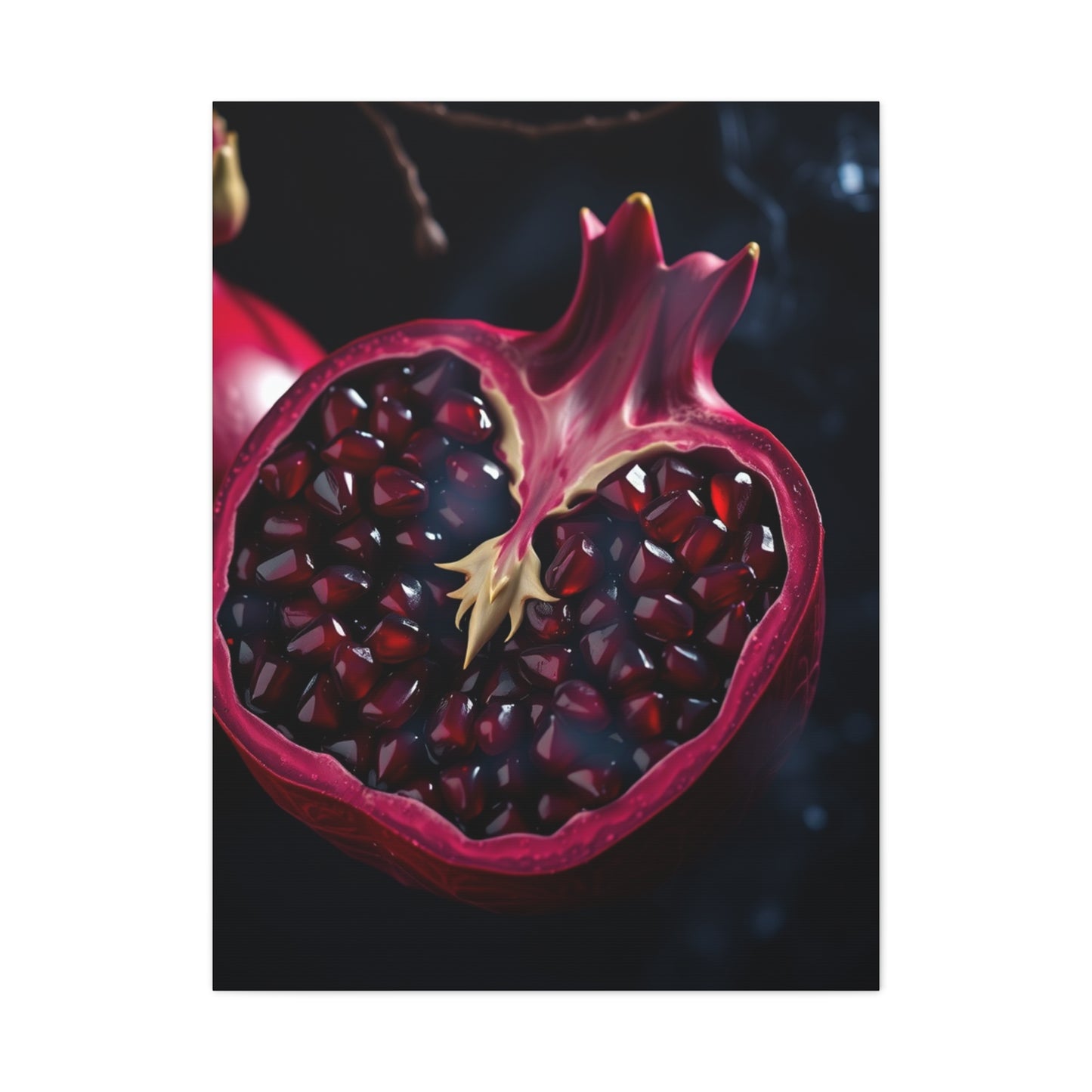 Pomegranate Noir Wall Art Refined Canvas Wall Art & Canvas Print