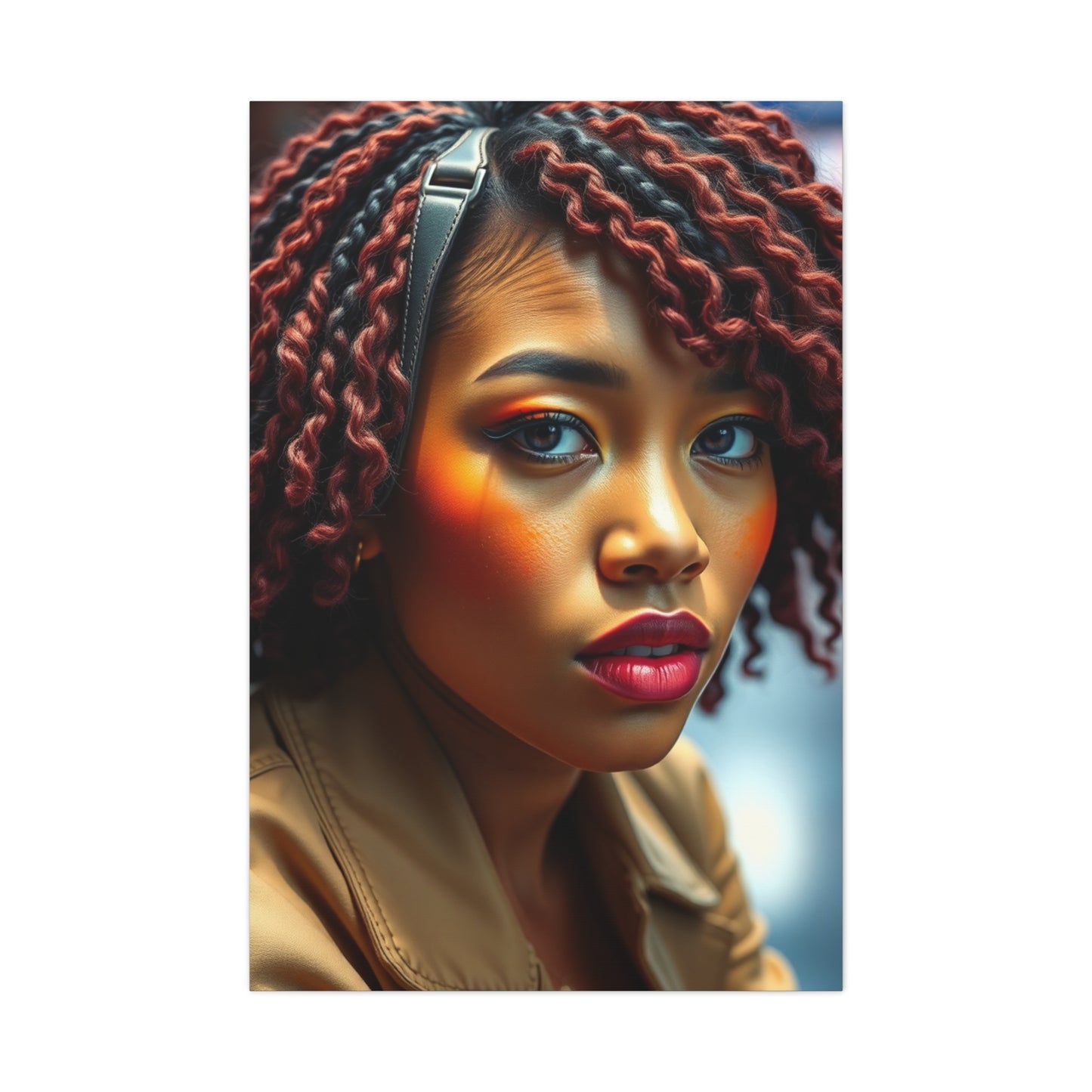 Supreme Pop of Orange Art Collection Wall Art & Canvas Print