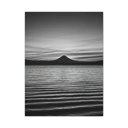 Serene Horizon Mountain Reflection Wall Art & Canvas Prints