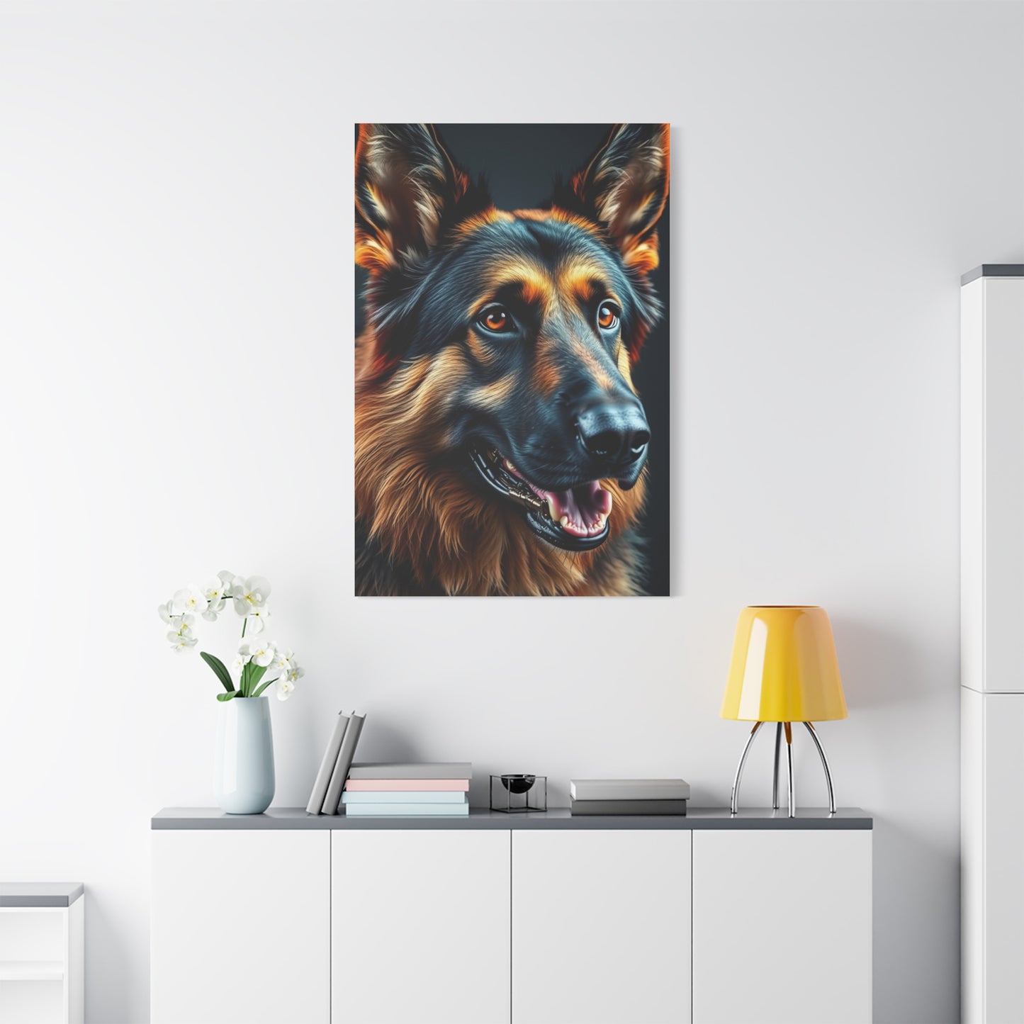 German Shepherd Art Supreme Gallery Wall Art & Canvas Print