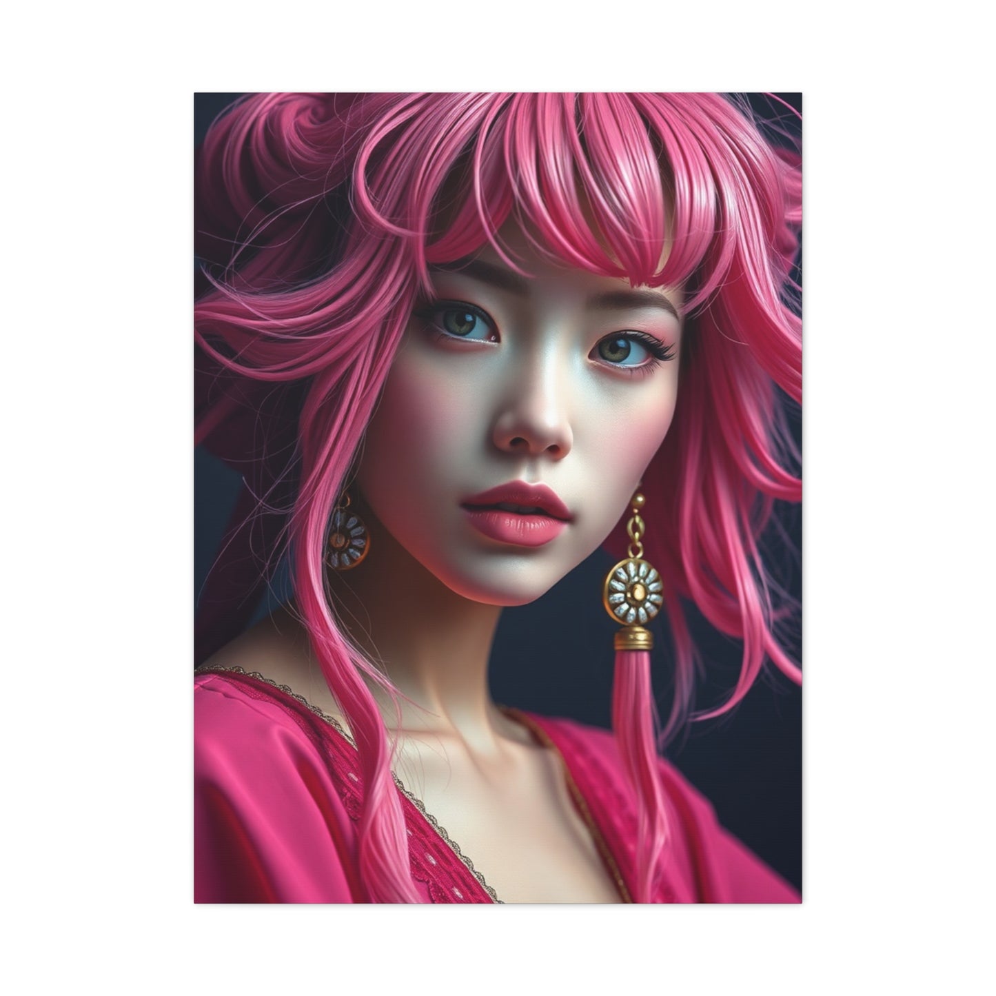 Elite Pinklomein Art Vision Wall Art & Canvas Print