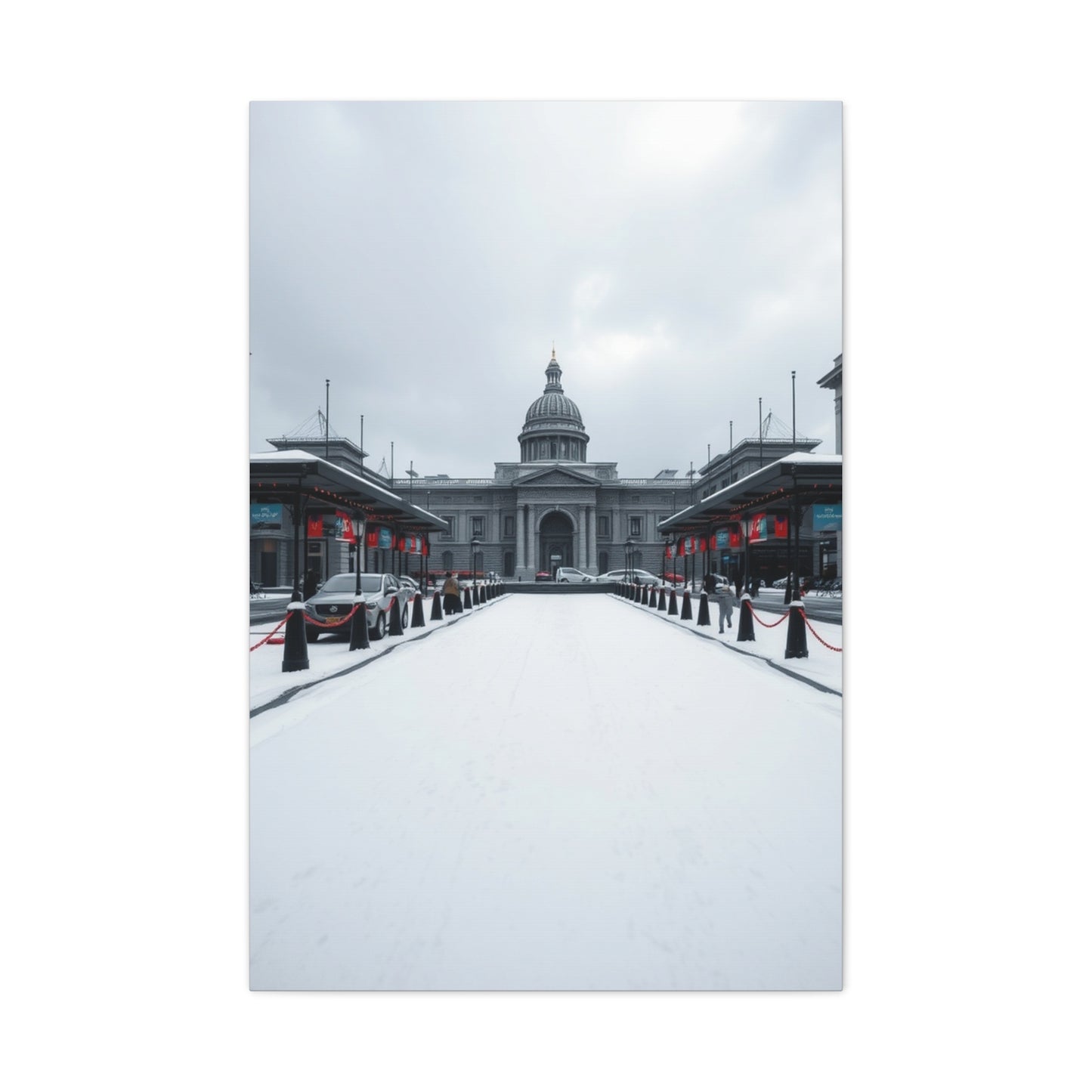 Gray & White Art Refined Canvas Wall Art & Canvas Print