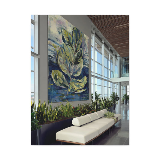 Botanical Biophilic Corporate Reception Wall Art & Canvas Print