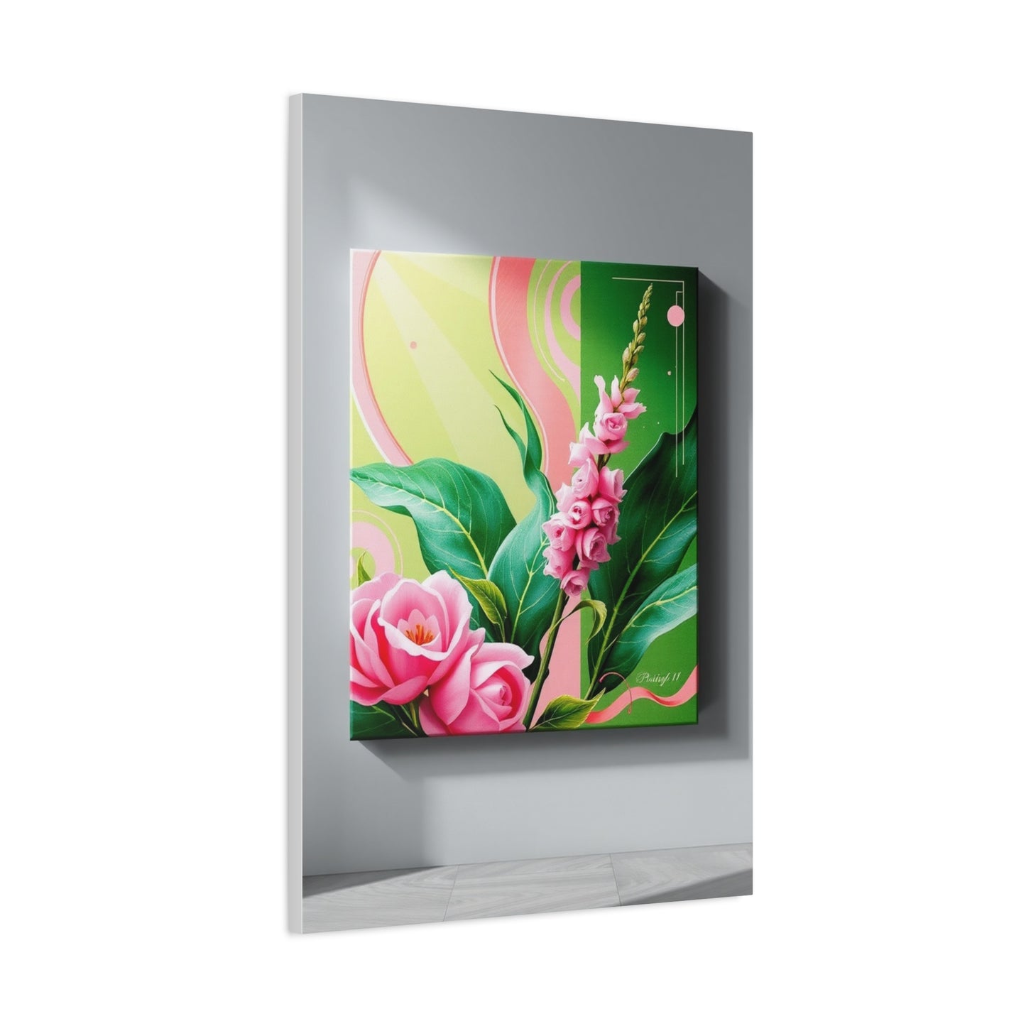 Green & Pink Canvas Art Supreme Gallery Wall Art & Canvas Print