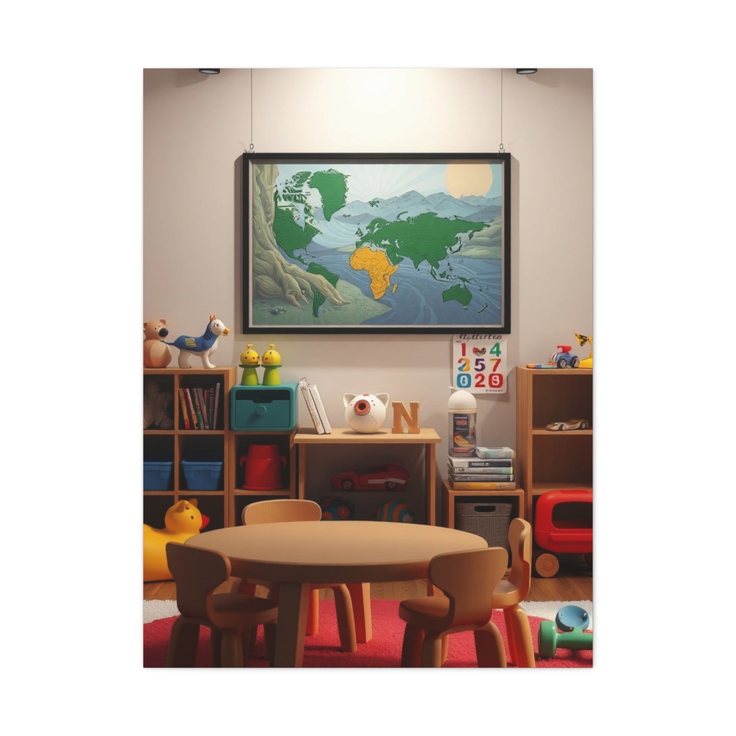 Elite Kids Playroom Art Vision Wall Art & Canvas Print
