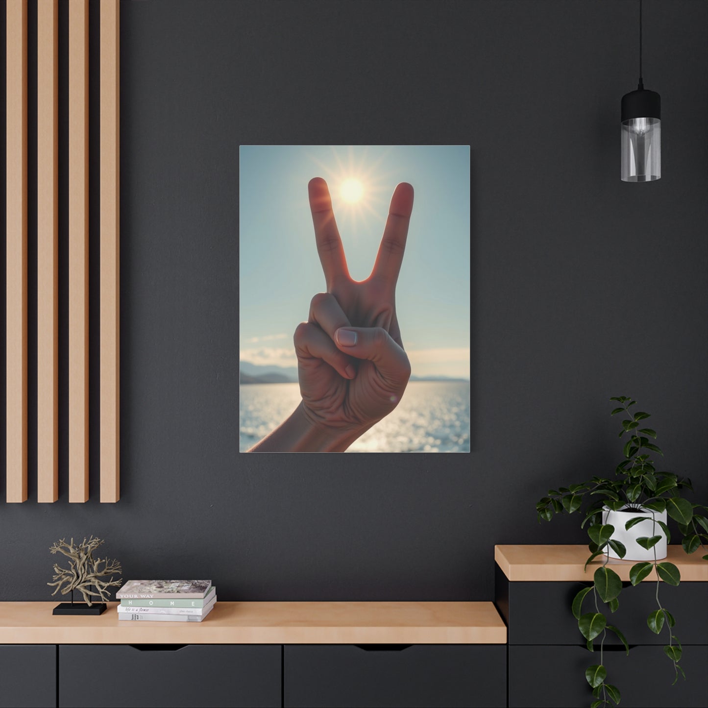 Peace Sign Art Refined Canvas Wall Art & Canvas Print
