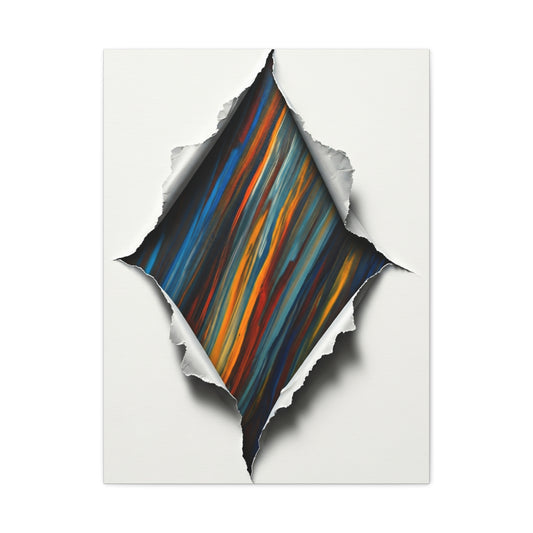 Fractured Color Core Abstract Wall Art & Canvas Prints