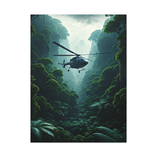 Vintage Fighter Aerial Dive Over City Wall Art & Canvas Prints