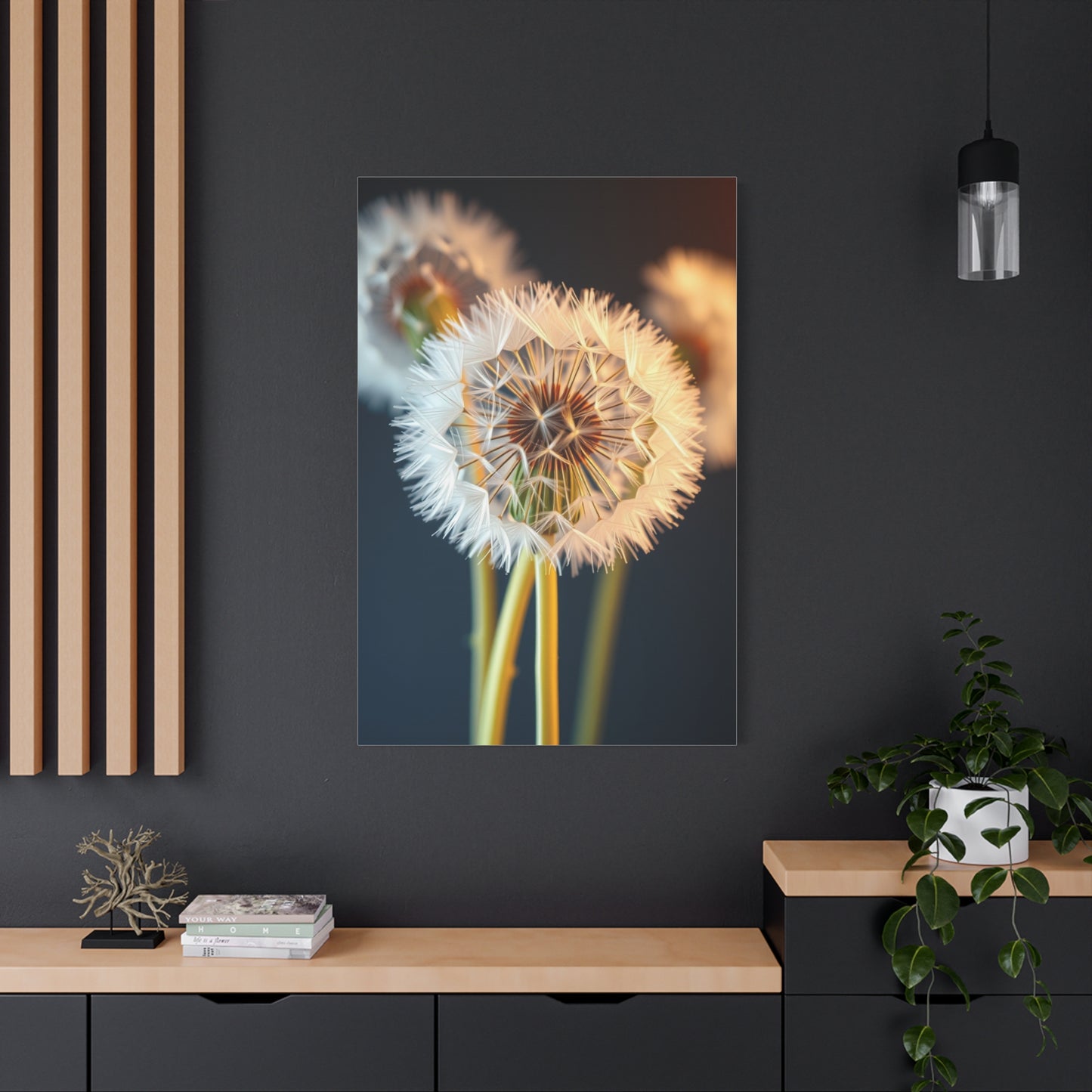 Dandelion Flower Art Luxury Canvas Wall Art & Canvas Print