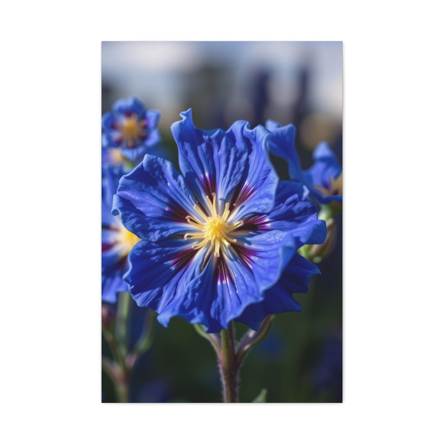 Elite Bluebonnet Flower Art Vision Wall Art & Canvas Print