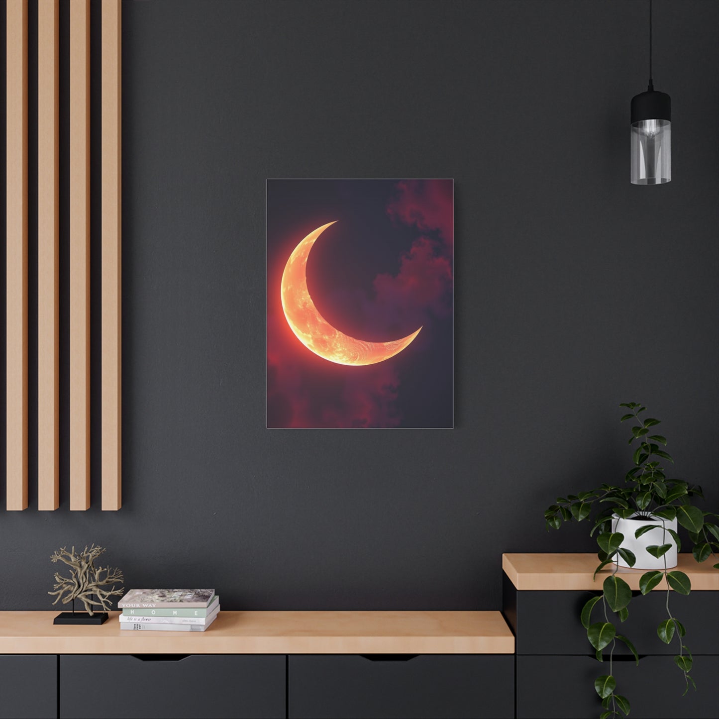 Elite Crescent Moon Art Vision Wall Art & Canvas Print