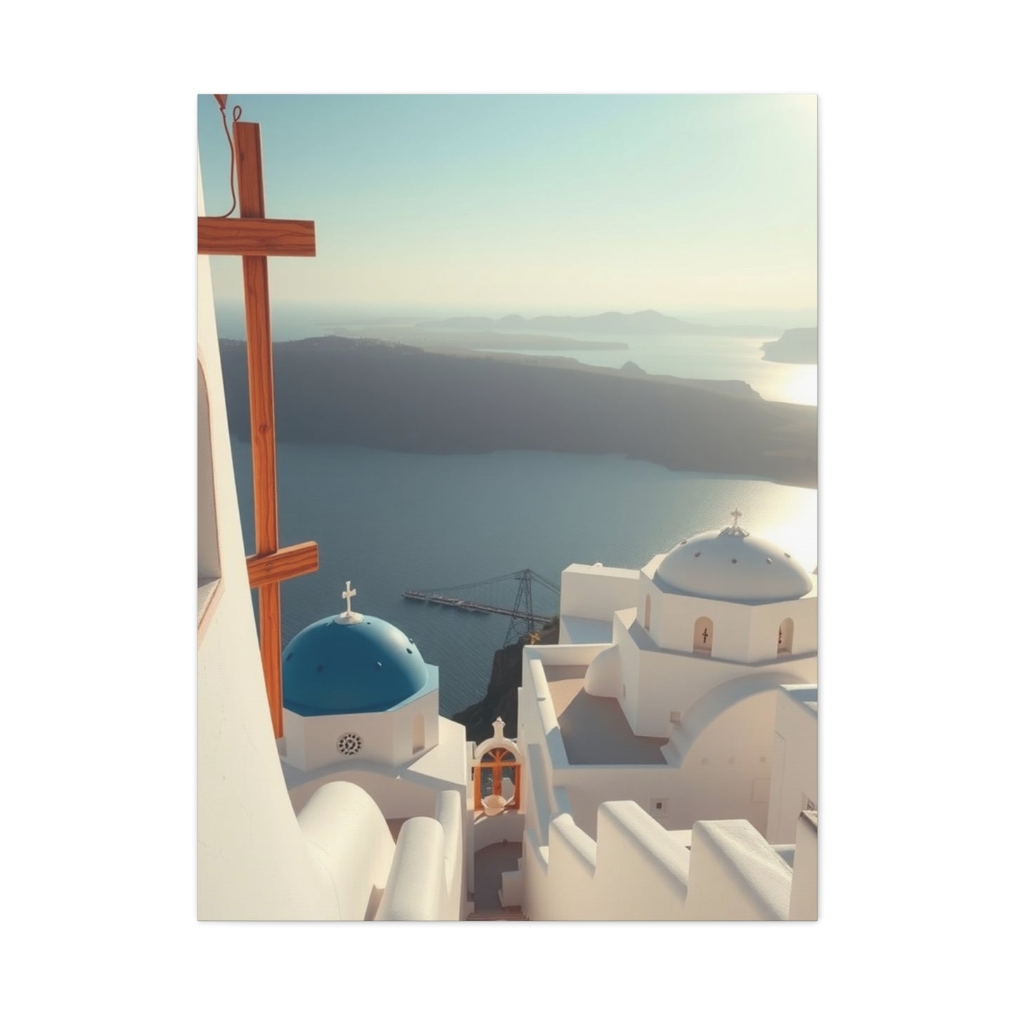Masterpiece Santorini Art Vision Wall Art & Canvas Print