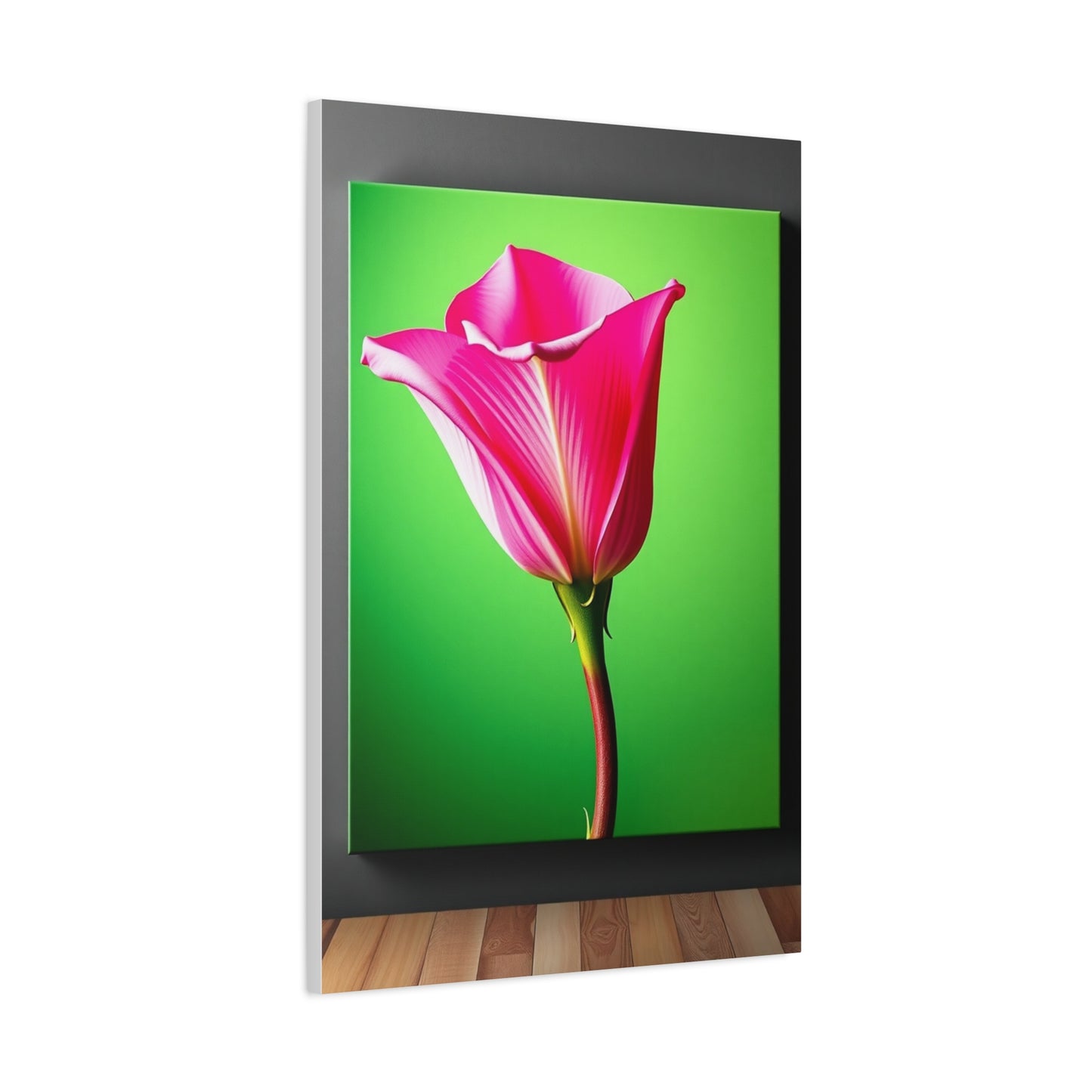 Masterpiece Green & Pink Canvas Art Vision Wall Art & Canvas Print