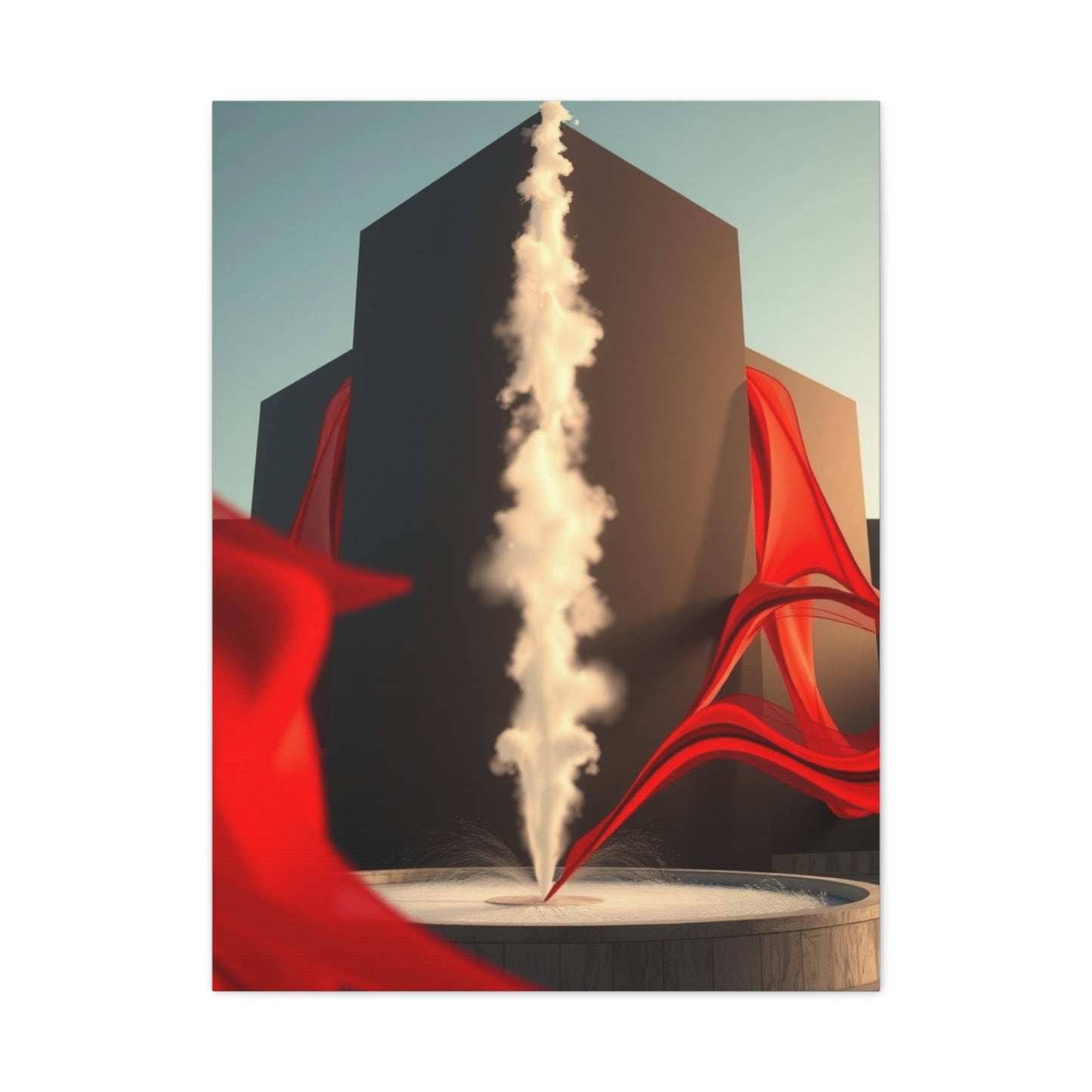 Elite Black, White & Red Art Vision Wall Art & Canvas Print