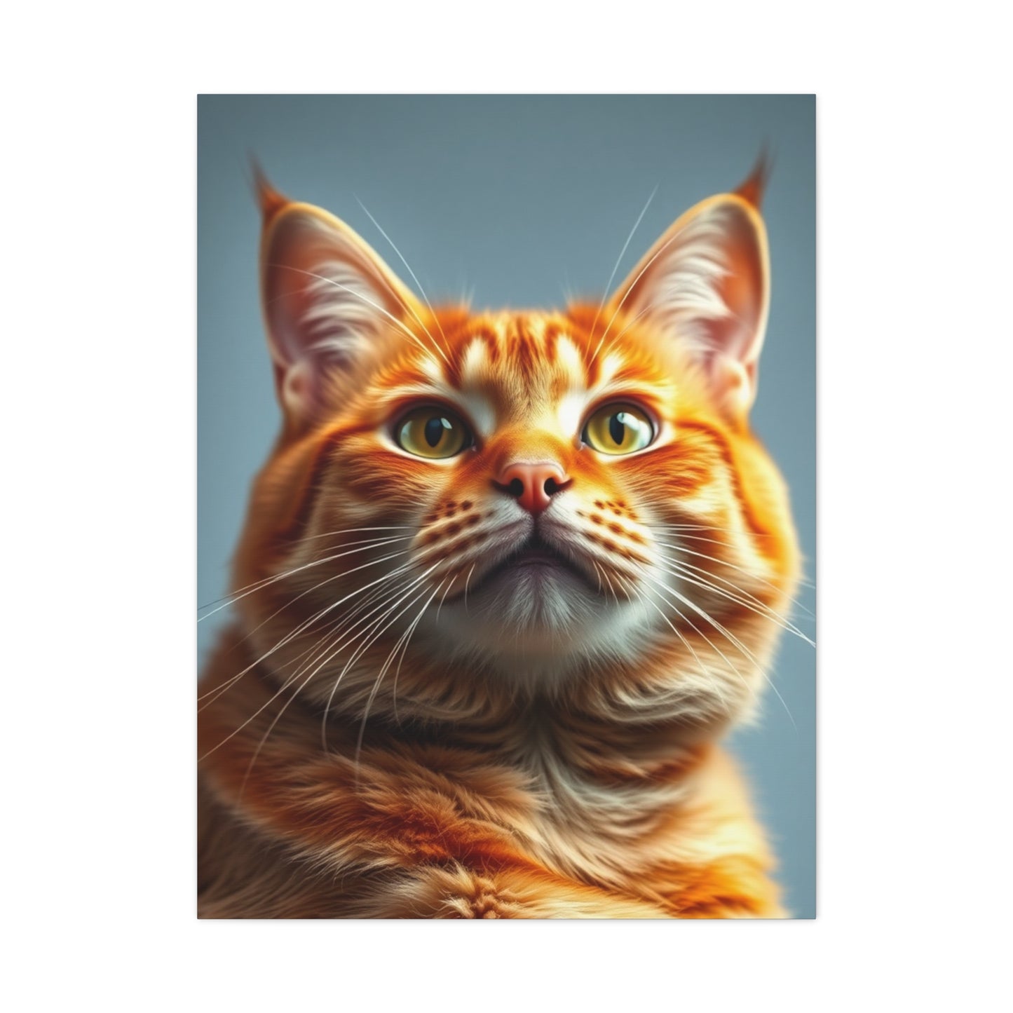 Orange Cat Art Luxury Canvas Wall Art & Canvas Print